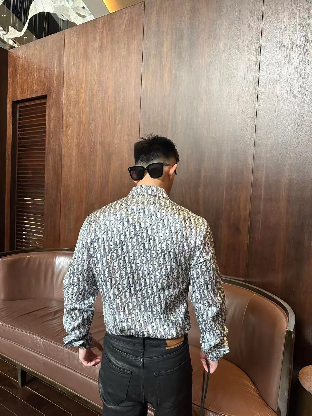 Dior/Dior 25ss jacquard full print shirt