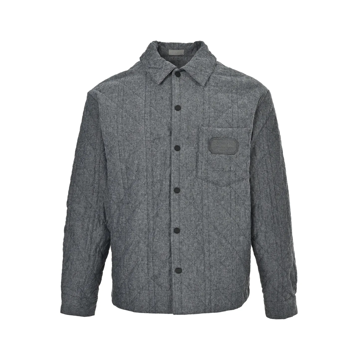 Dior/Dior leather patch rhombus cotton jacket