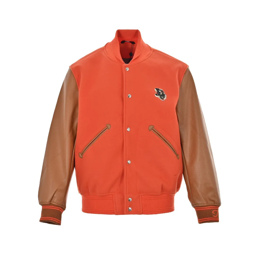 Dior/Dior 23Fw Beaded Floral Wool Baseball Jacket Jacket