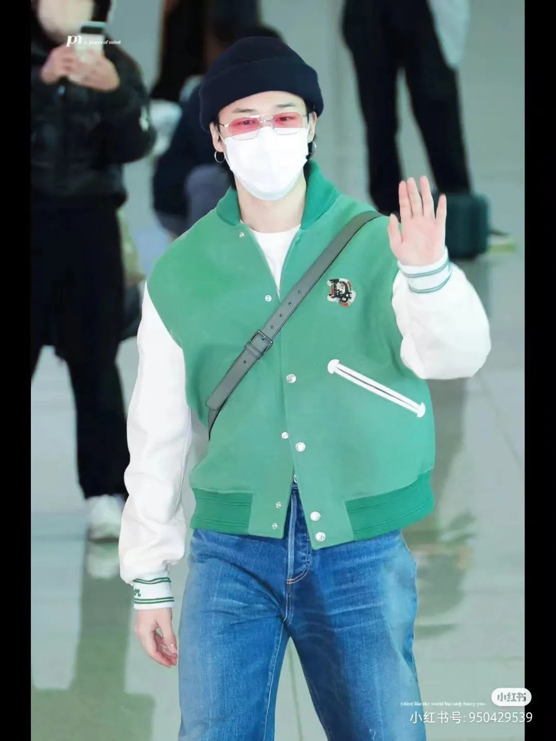 Dior/Dior 23Fw Beaded Floral Wool Baseball Jacket Jacket