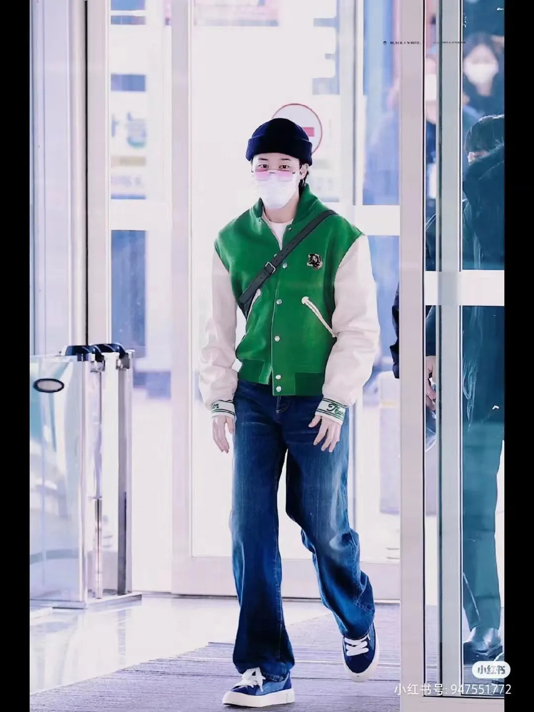 Dior/Dior 23Fw Beaded Floral Wool Baseball Jacket Jacket