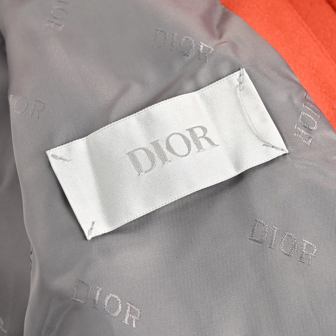 Dior/Dior 23Fw Beaded Floral Wool Baseball Jacket Jacket