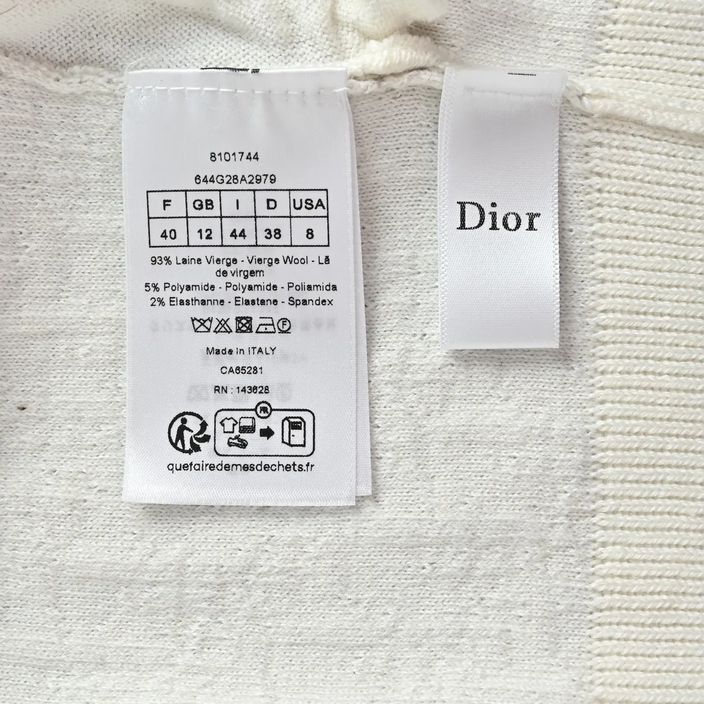 Dior Fully Printed Hooded Zipped Knitted Jacket