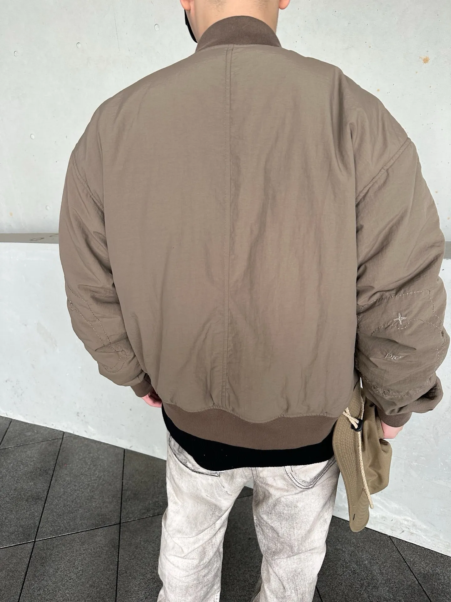 Dior/Dior Stone Island joint pilot cotton jacket