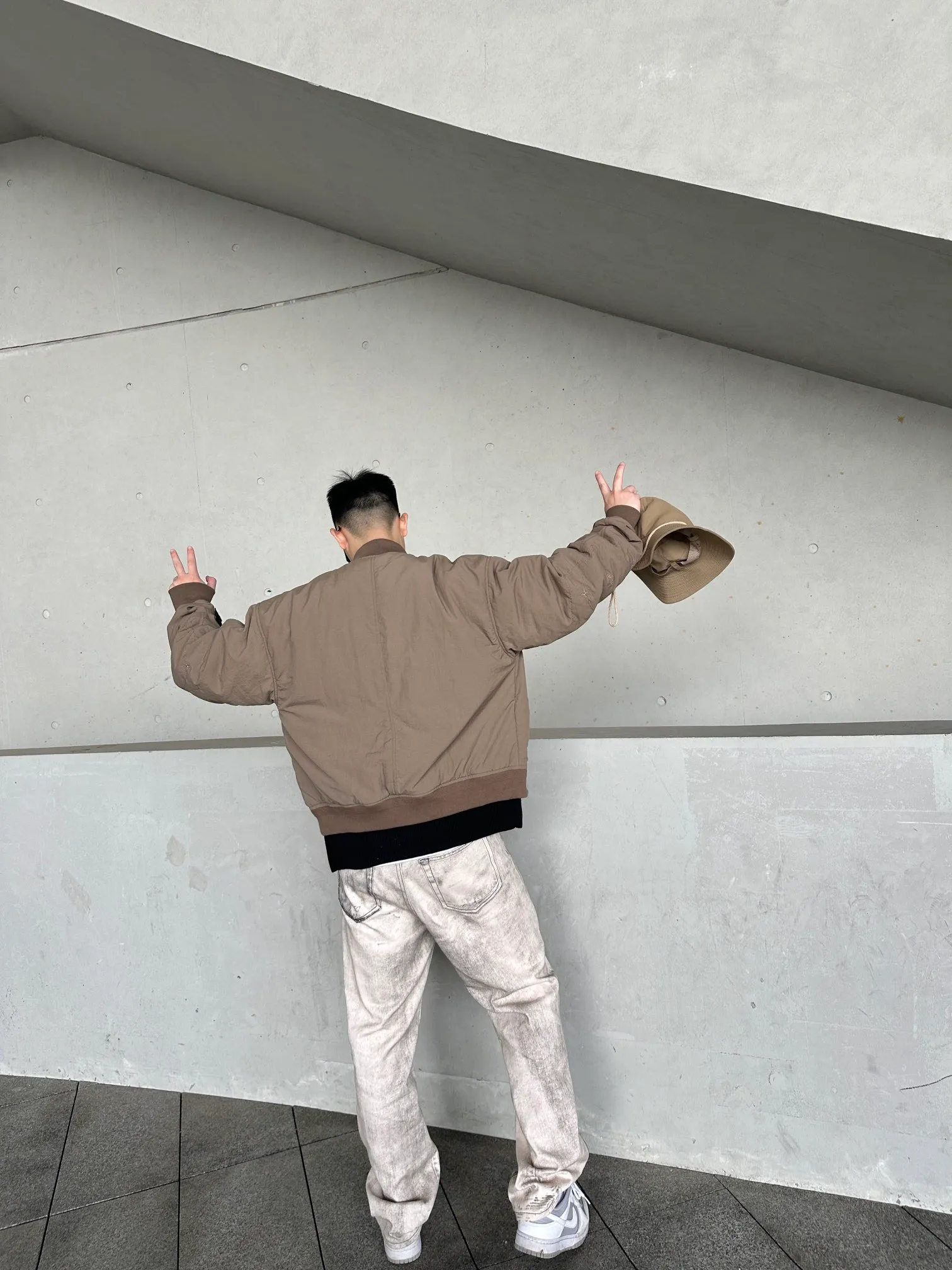 Dior/Dior Stone Island joint pilot cotton jacket