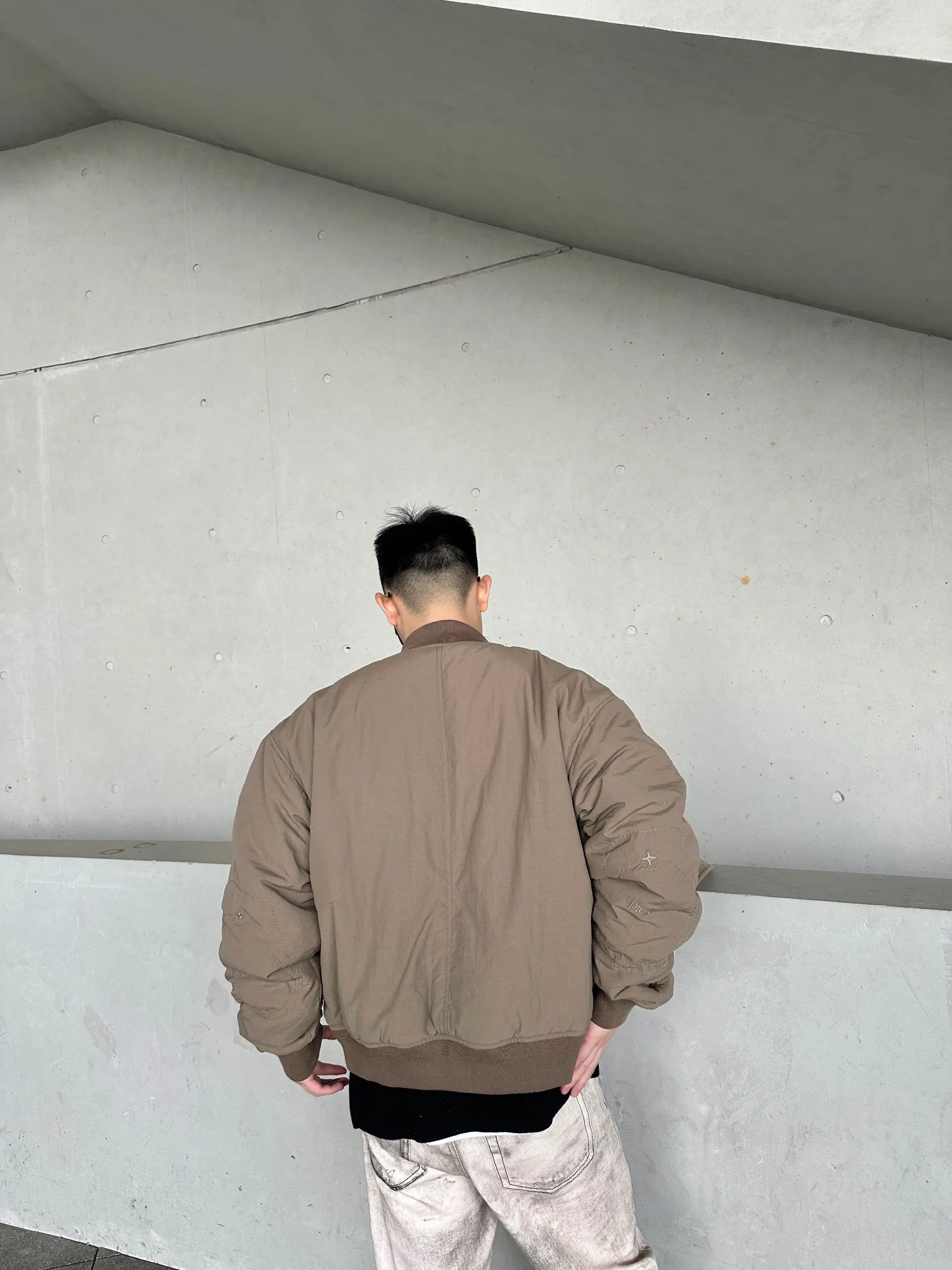 Dior/Dior Stone Island joint pilot cotton jacket
