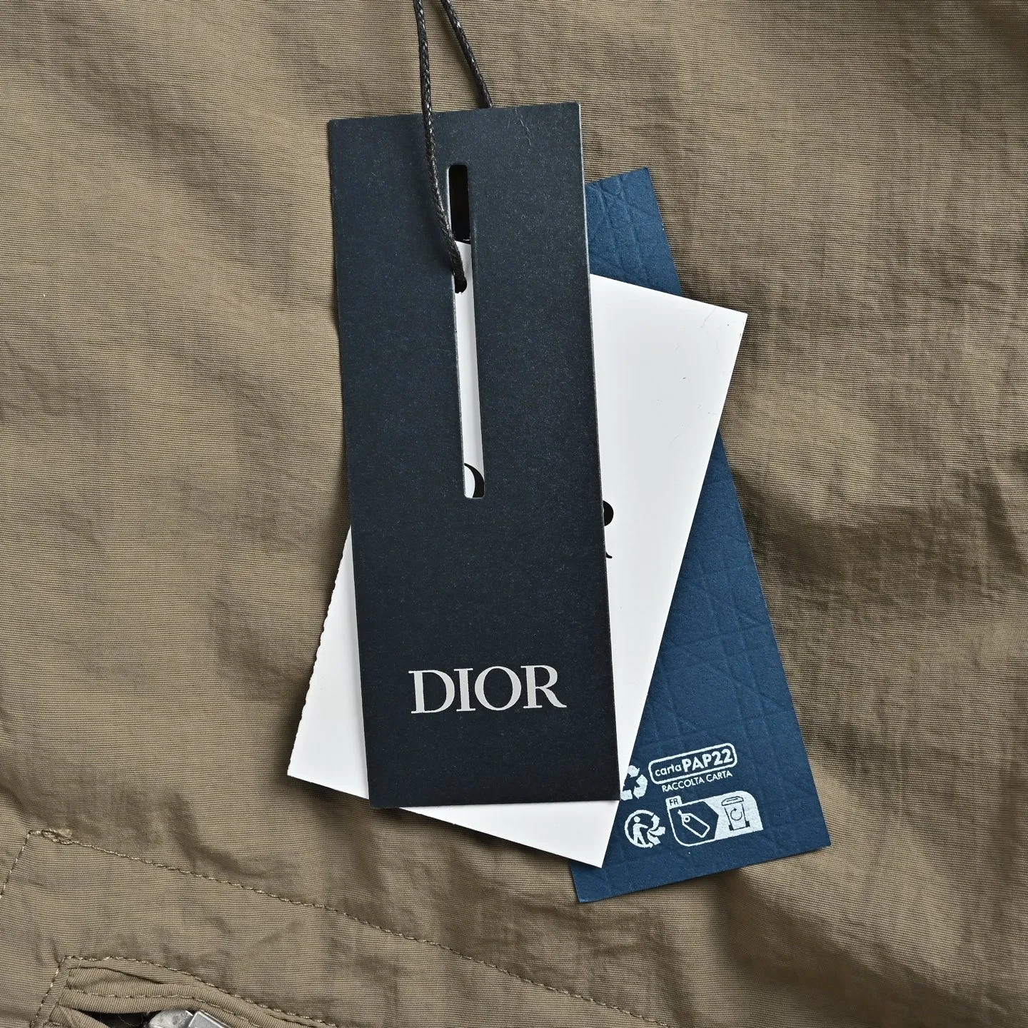Dior/Dior Stone Island joint pilot cotton jacket