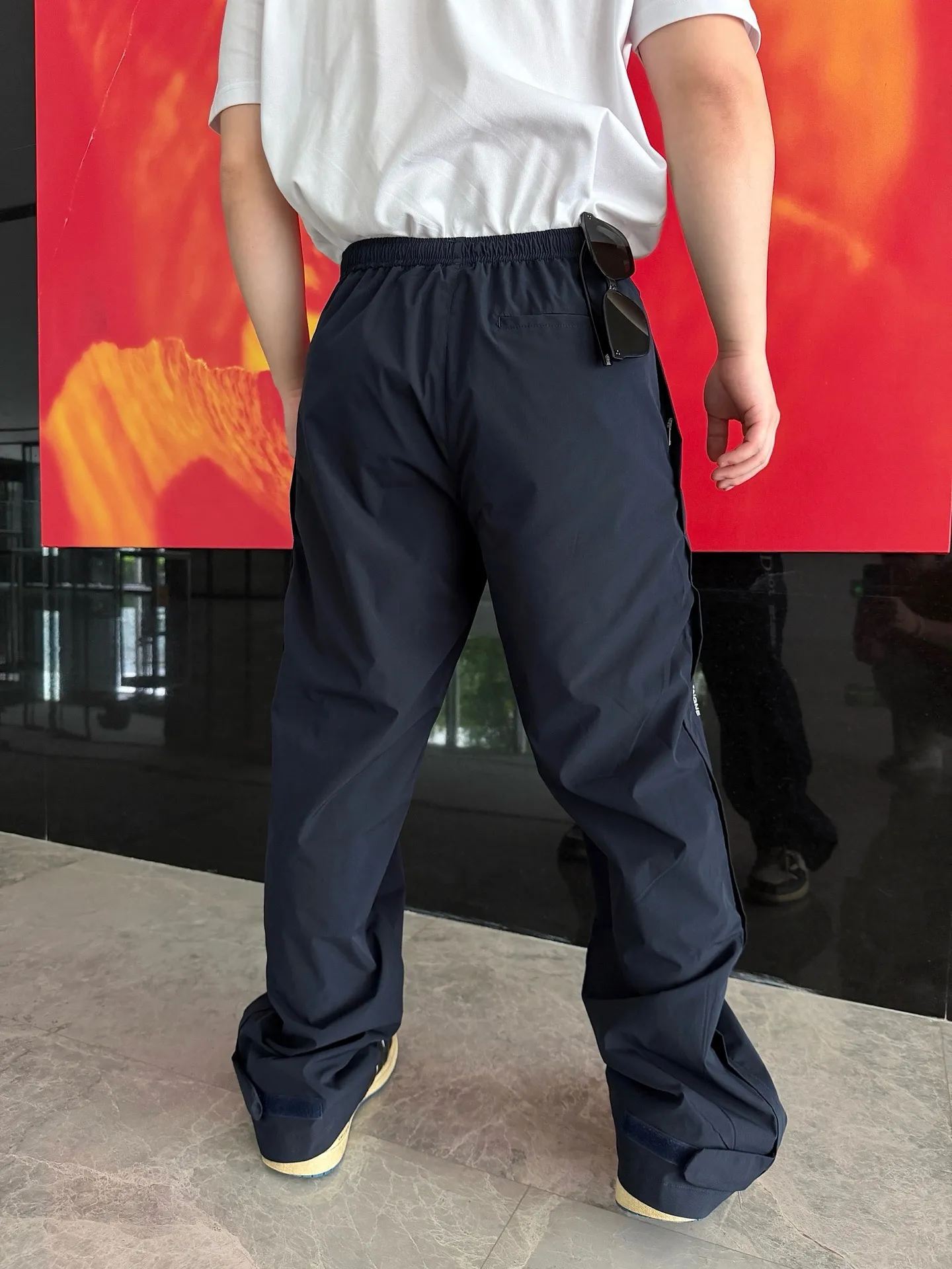 Dior/Dior 26ss Side Letter Logo Embroidered Casual Trousers