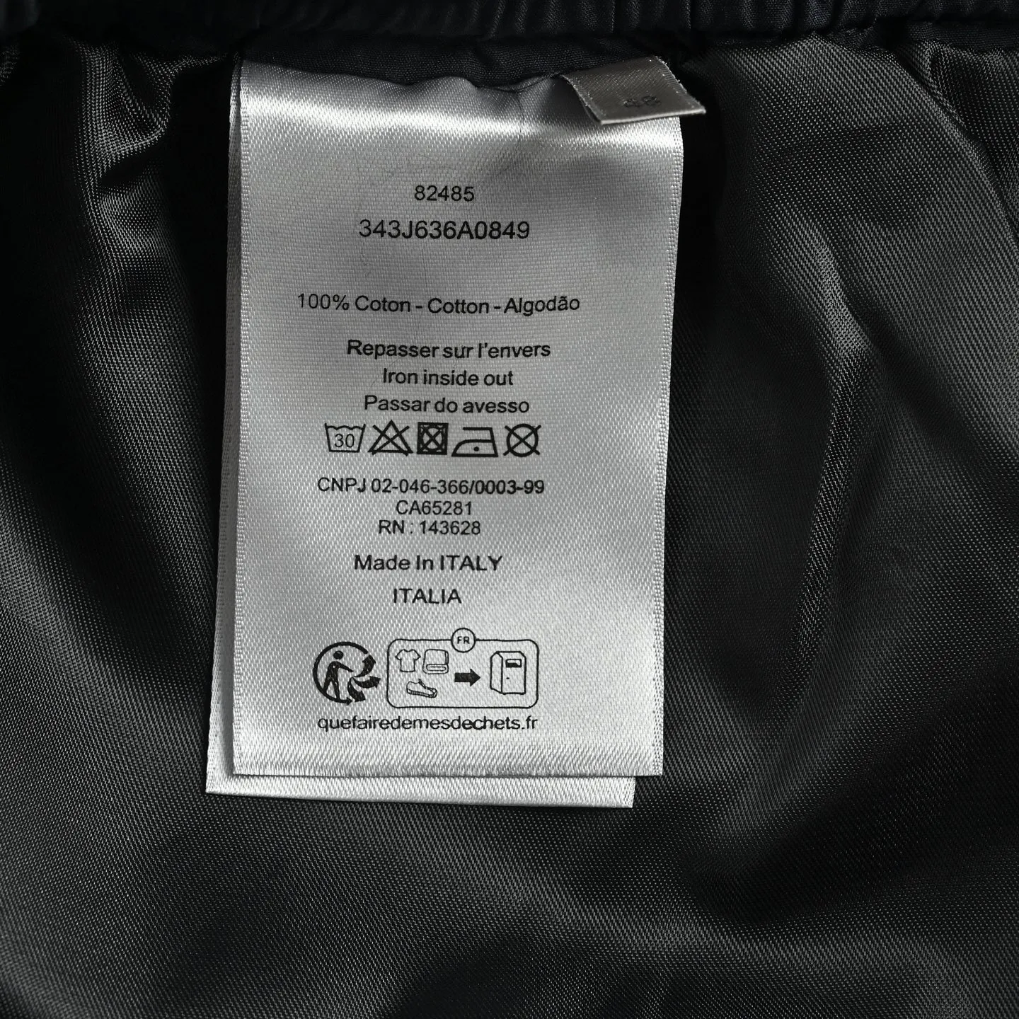 Dior/Dior 26ss Side Letter Logo Embroidered Casual Trousers