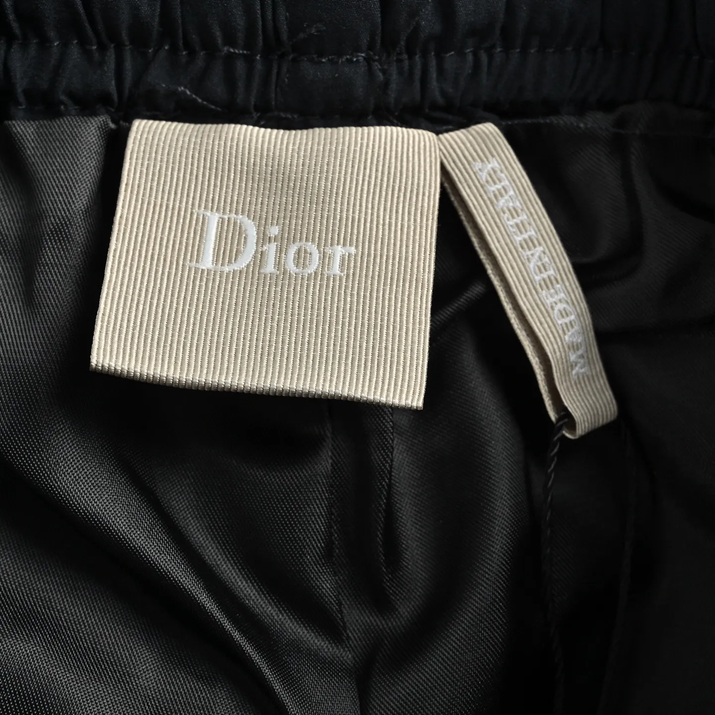 Dior/Dior 26ss Side Letter Logo Embroidered Casual Trousers