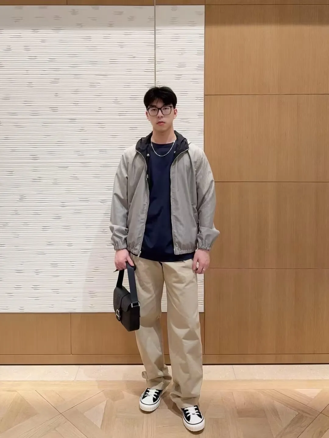 Dior/Dior reversible jacquard hooded jacket