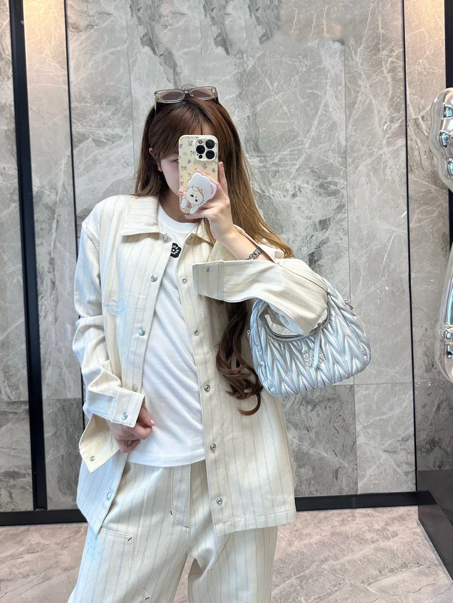 Dior/Dior 25ss Striped Denim Jacket