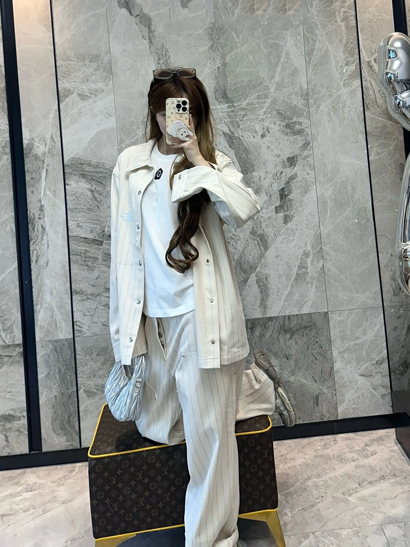 Dior/Dior 25ss Striped Denim Jacket