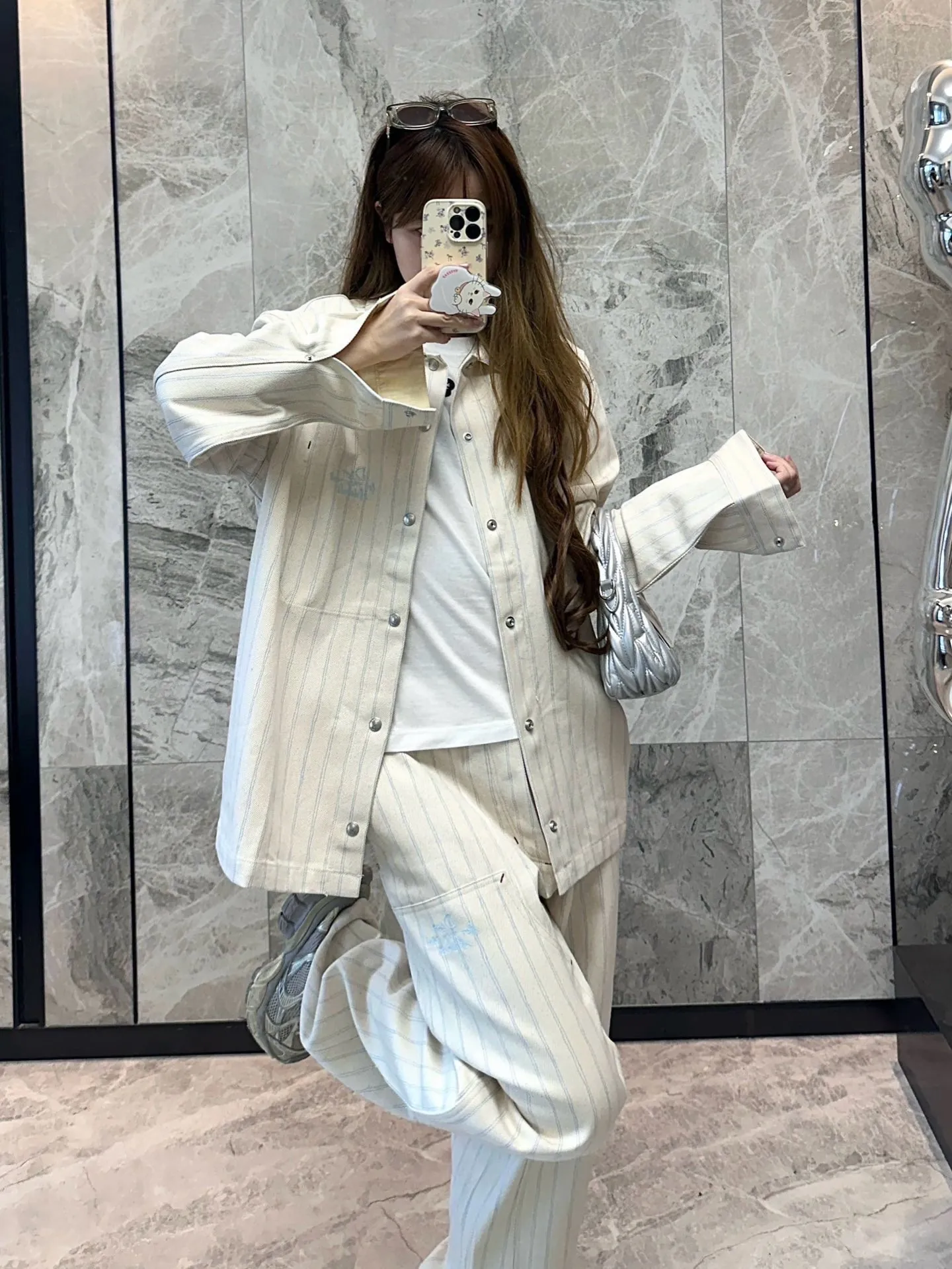 Dior/Dior 25ss Striped Denim Jacket