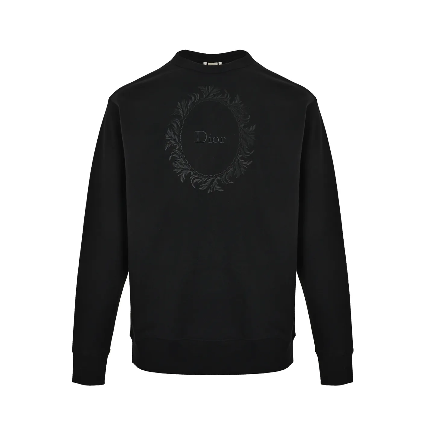 Dior/Dior Medaillon Round Sign Embroidered Crew Neck Sweatshirt
