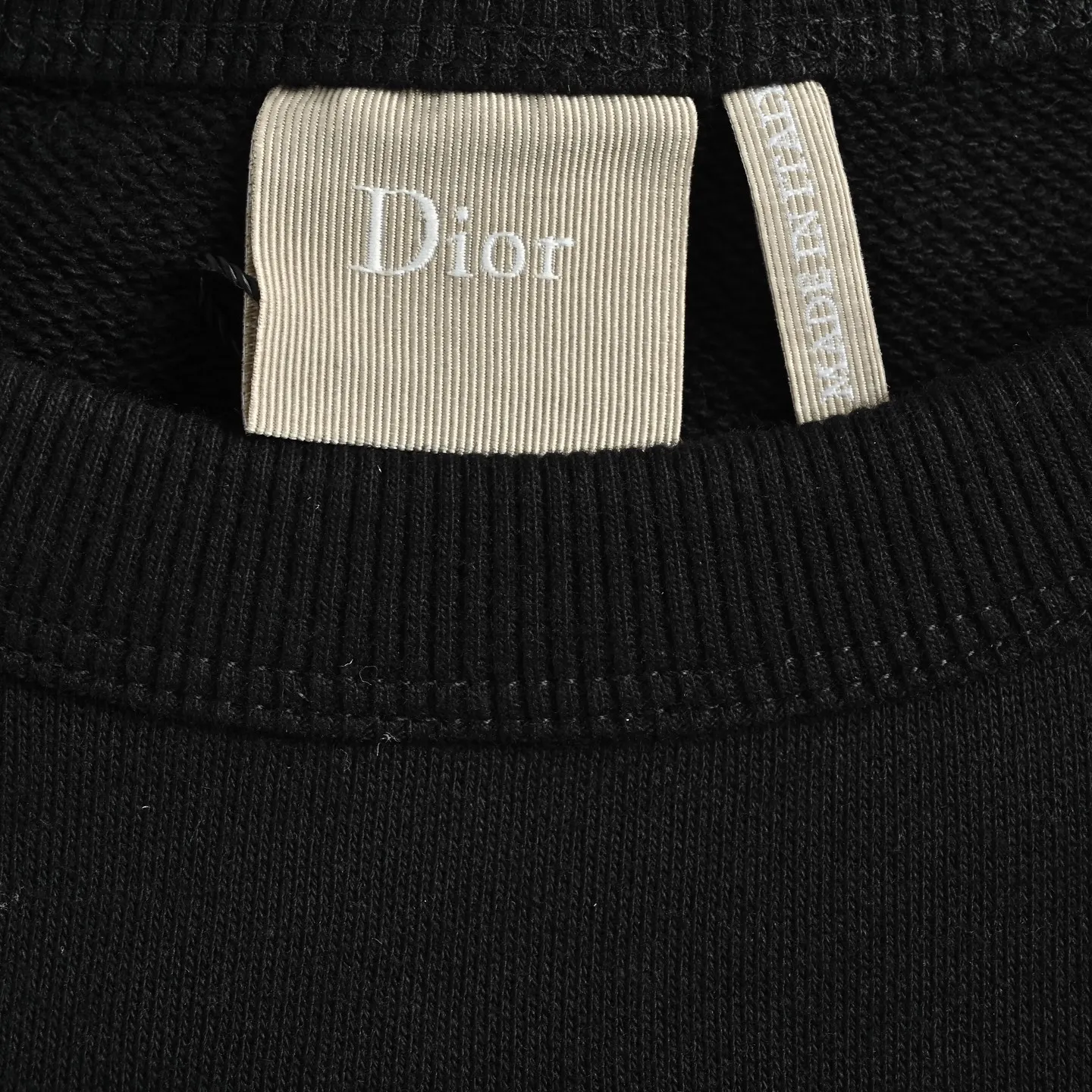 Dior/Dior Medaillon Round Sign Embroidered Crew Neck Sweatshirt