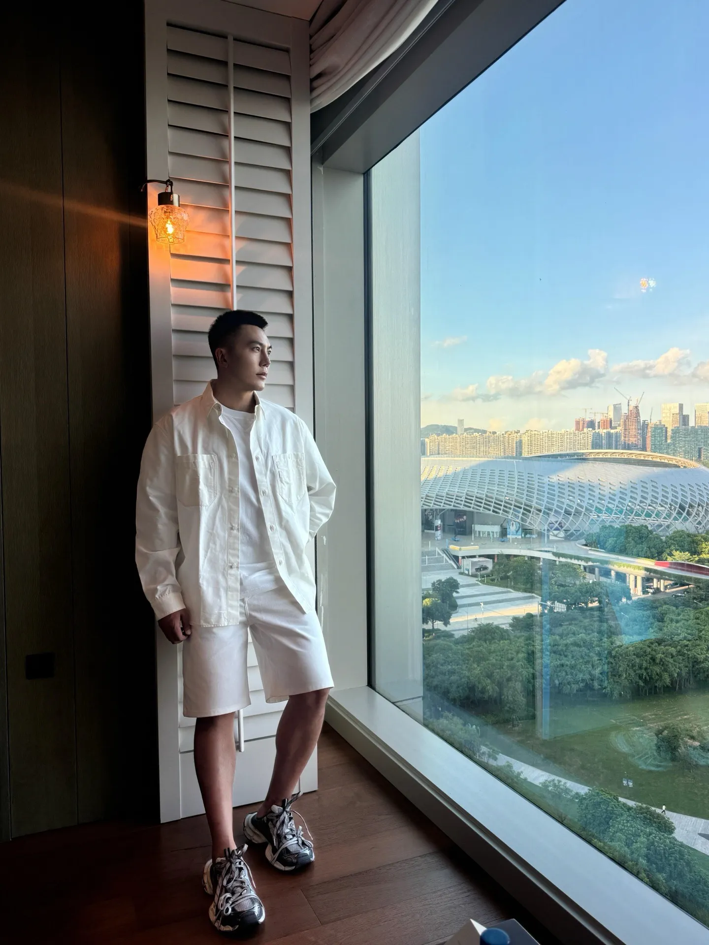 Dior/Dior 25Fw Open Line Canvas Shirt Jacket