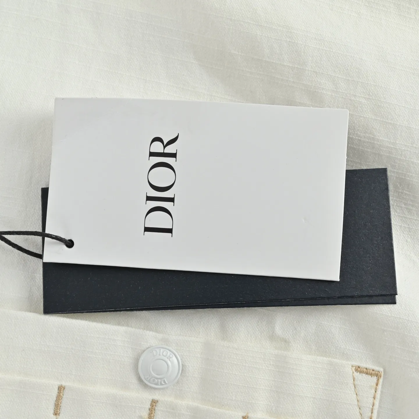 Dior/Dior 25Fw Open Line Canvas Shirt Jacket