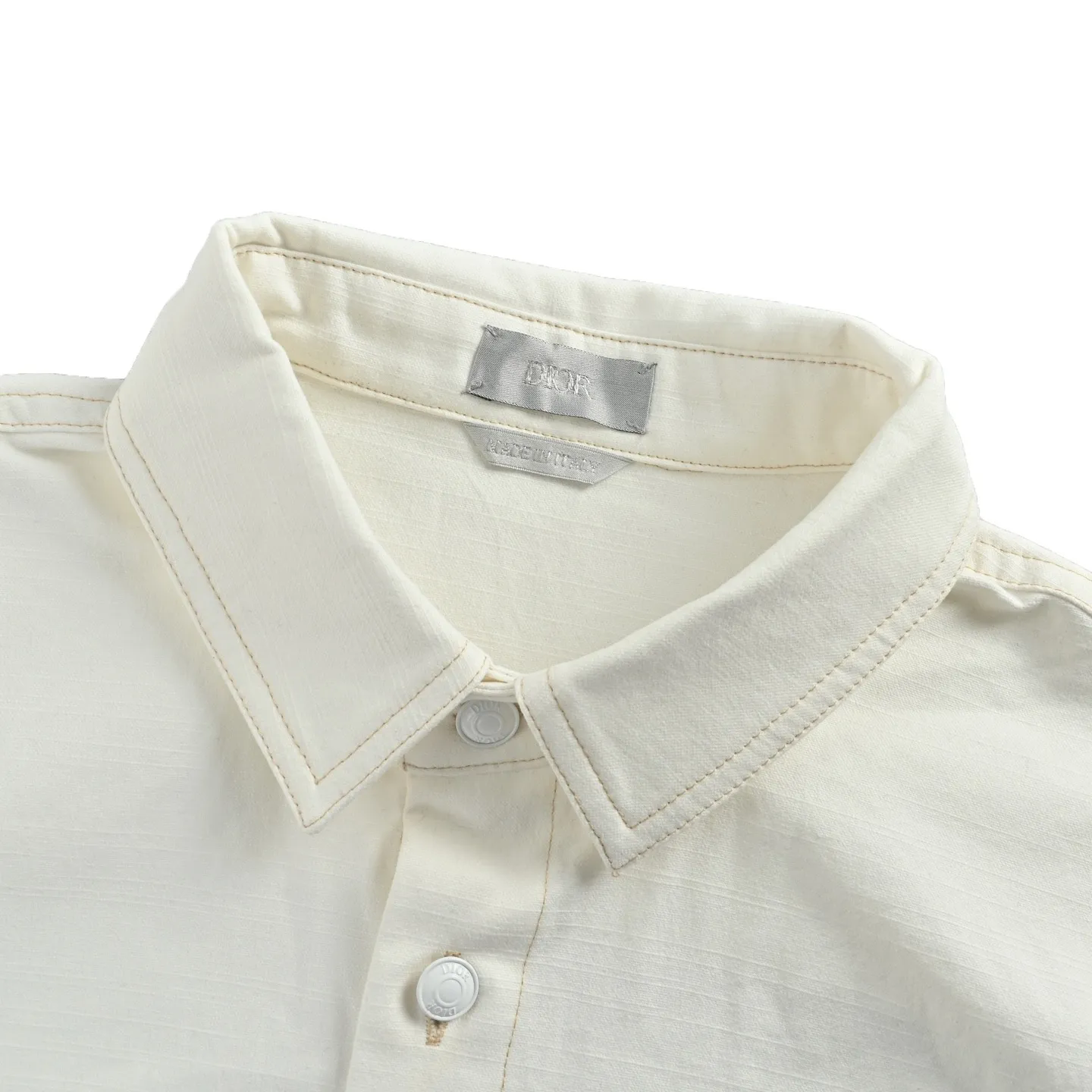 Dior/Dior 25Fw Open Line Canvas Shirt Jacket