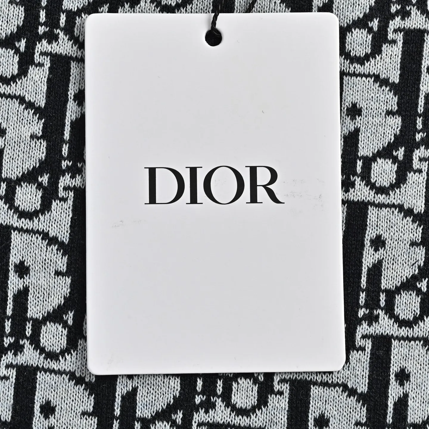 Dior/Dionelli Jacquard Blend Hooded Sweatshirt Jacket