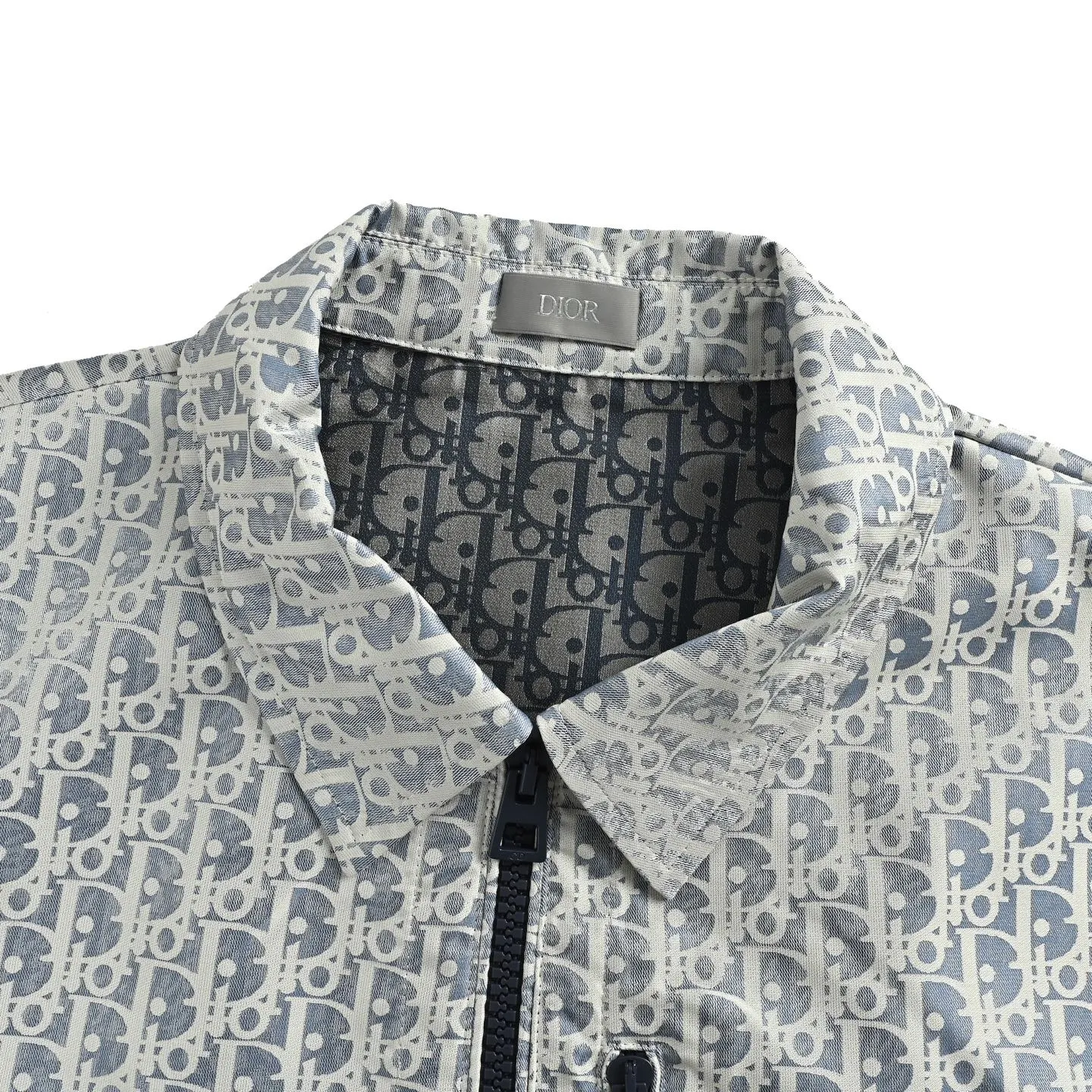 Dior/Dior Bee CD Embroidery Chest Zip Chain Zip Lapel Jacket