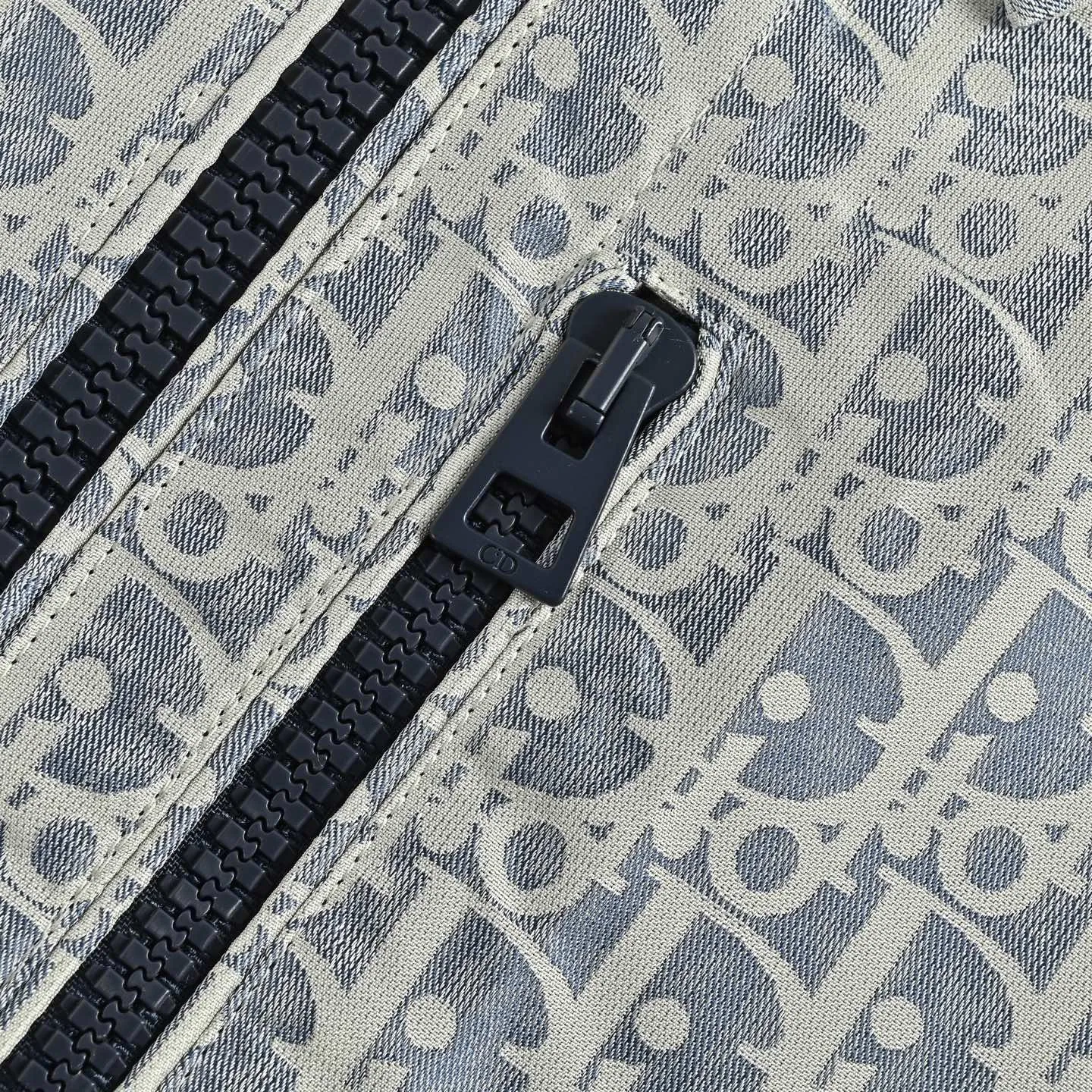 Dior/Dior Bee CD Embroidery Chest Zip Chain Zip Lapel Jacket