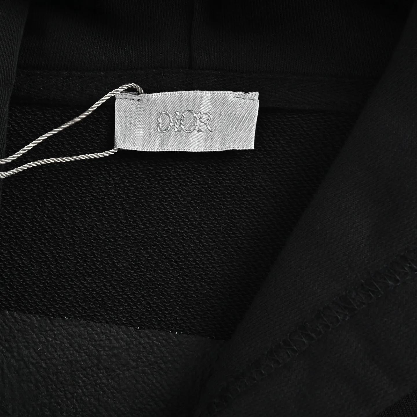 Dior/Dior old flower bee letter embroidered hooded sweatshirt