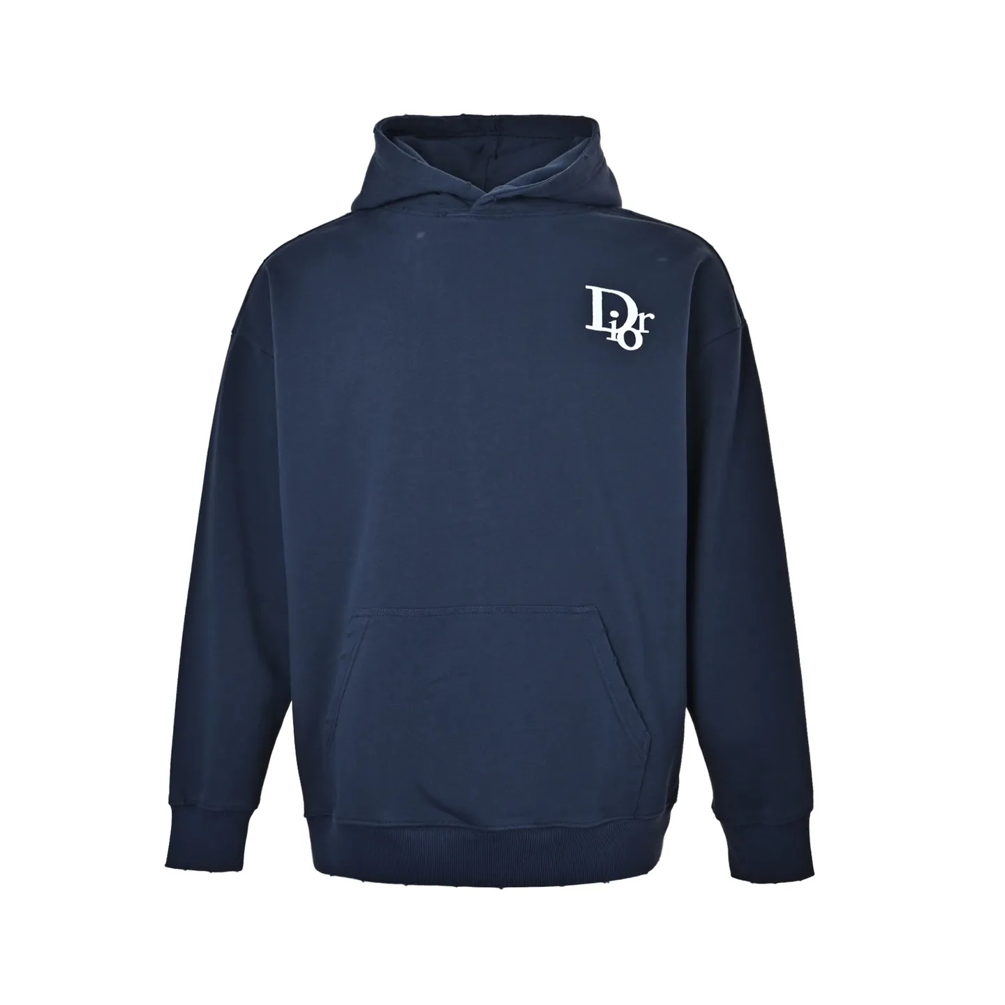 Dior/Dior old flower bee letter embroidered hooded sweatshirt