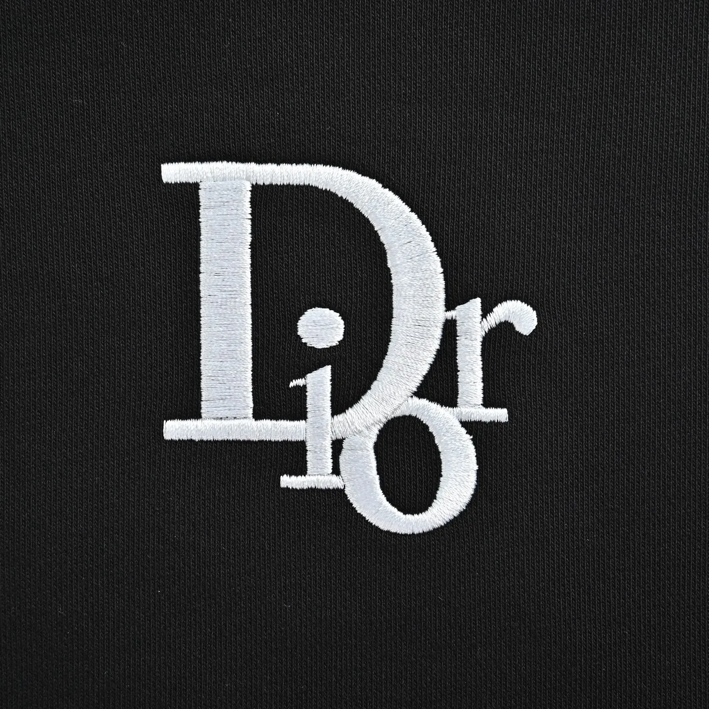 Dior/Dior old flower bee letter embroidered hooded sweatshirt