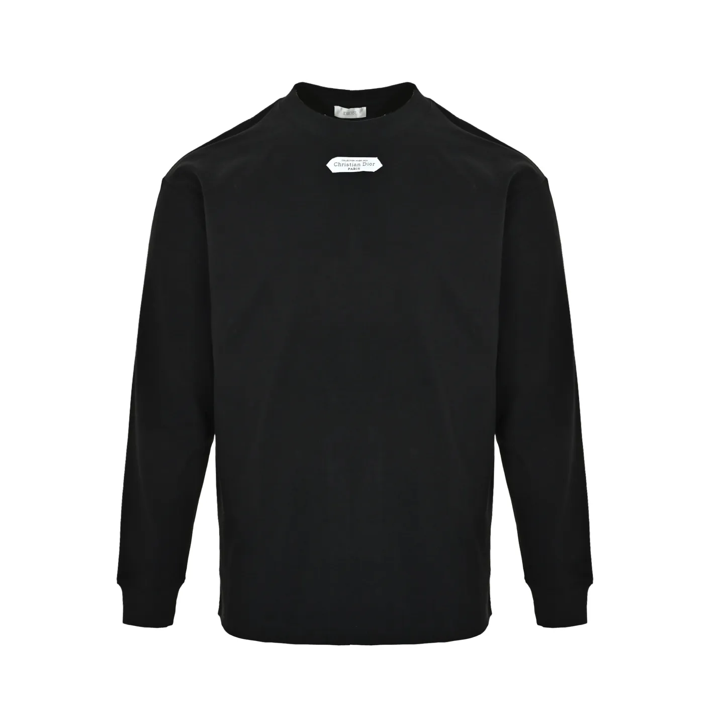 Dior/Dior 26Fw Neck Label Long Sleeve T-Shirt