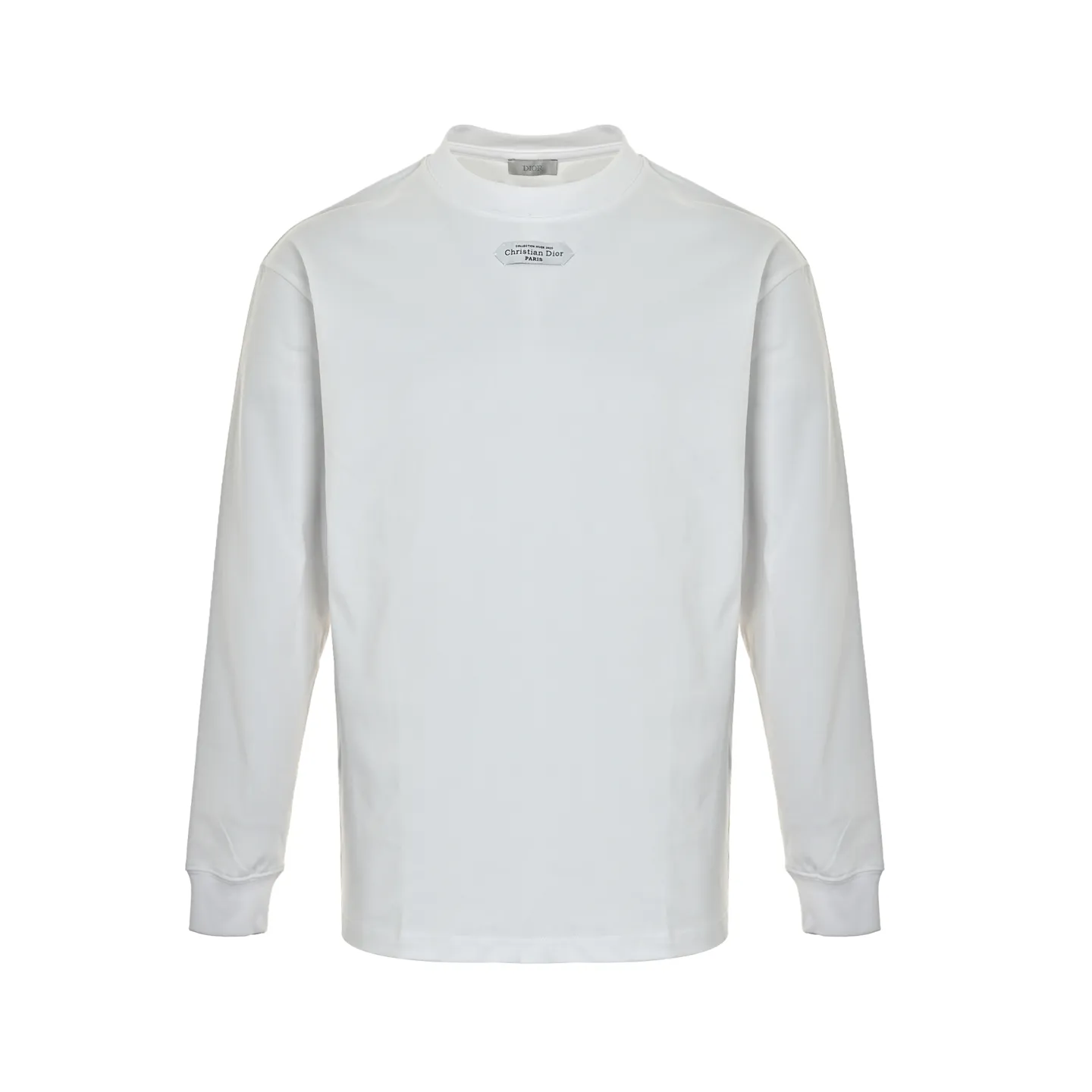 Dior/Dior 26Fw Neck Label Long Sleeve T-Shirt