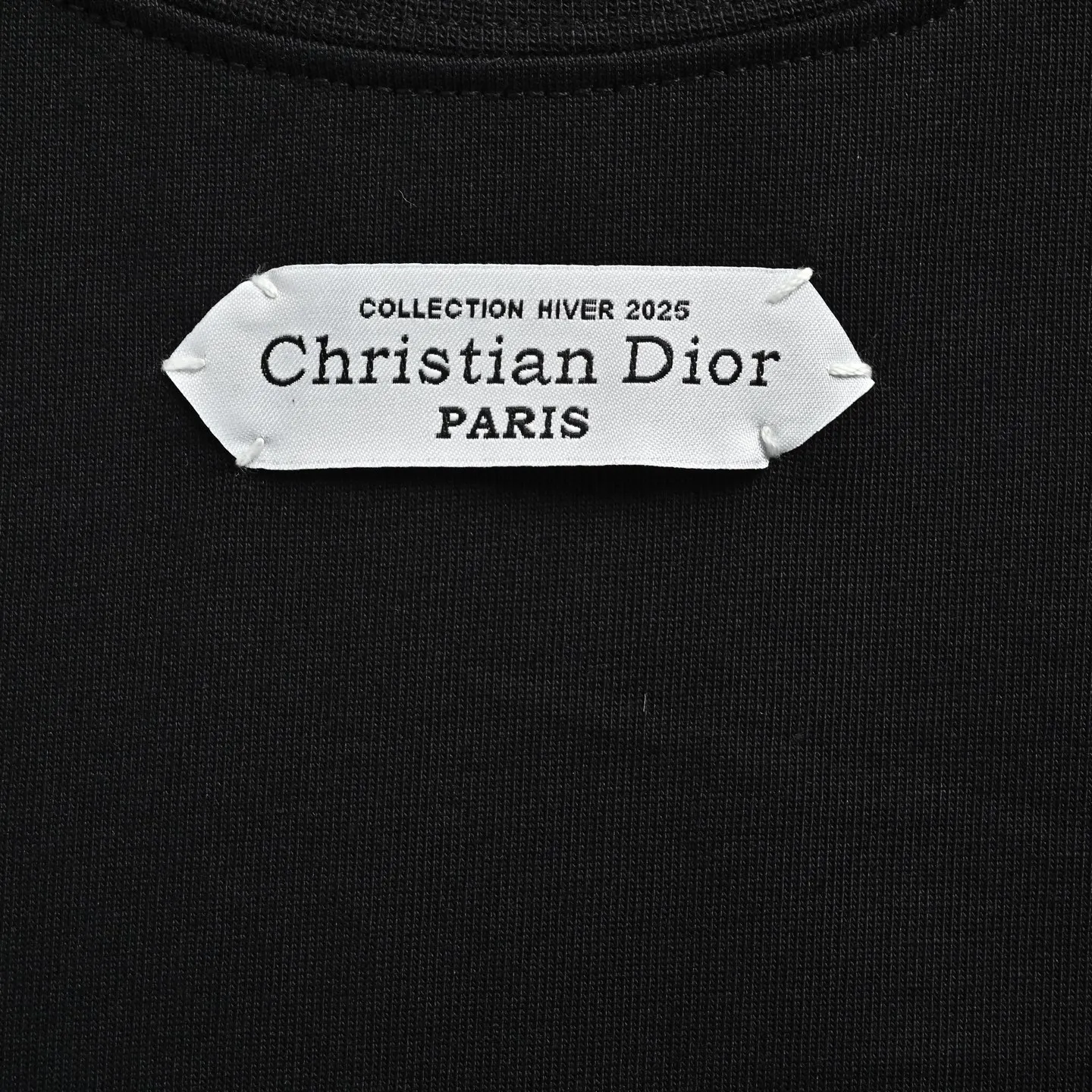 Dior/Dior 26Fw Neck Label Long Sleeve T-Shirt