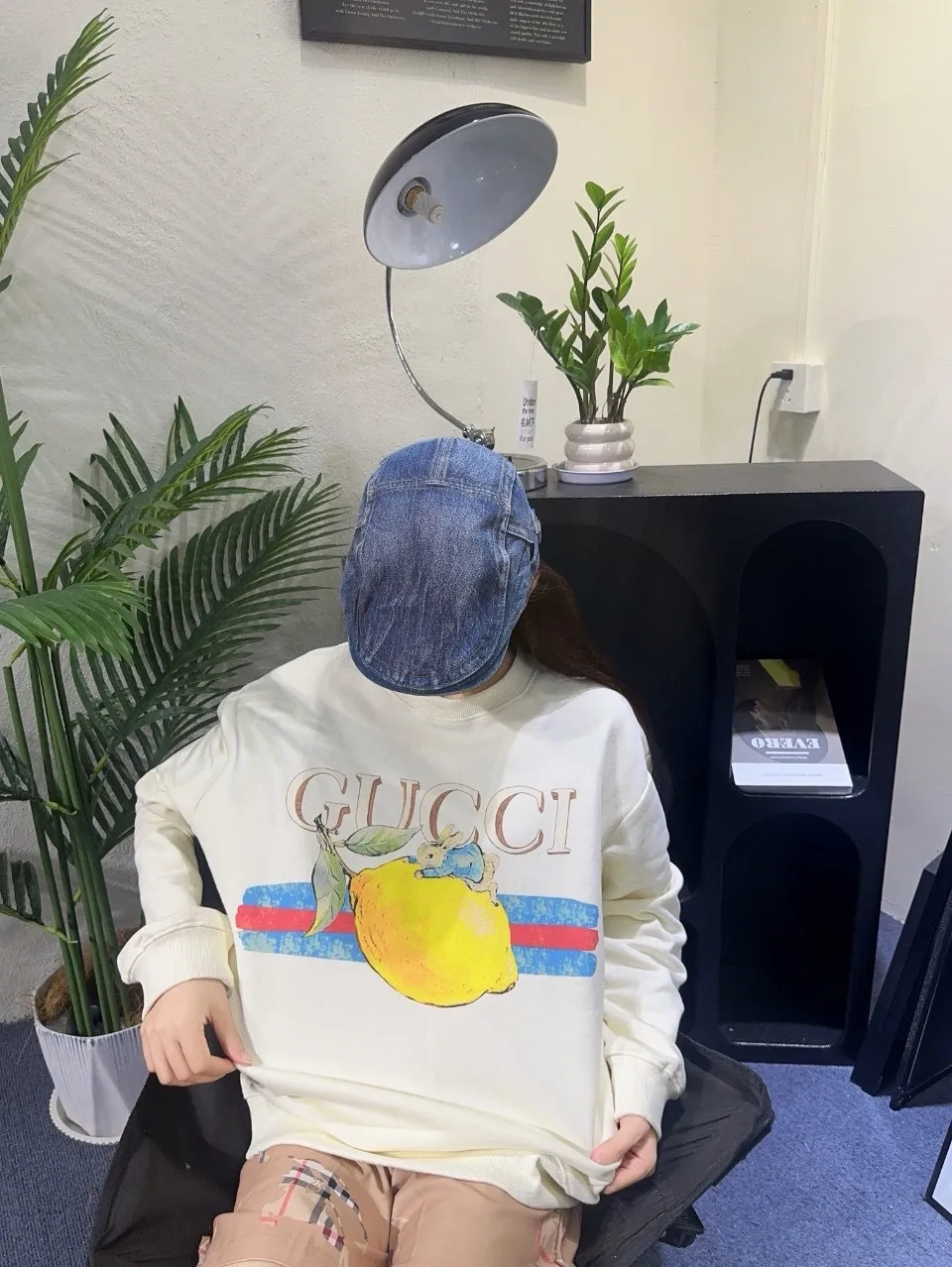 Gucci/Gucci 24Fw Fun Cartoon Series Printed Round Neck Sweatshirt