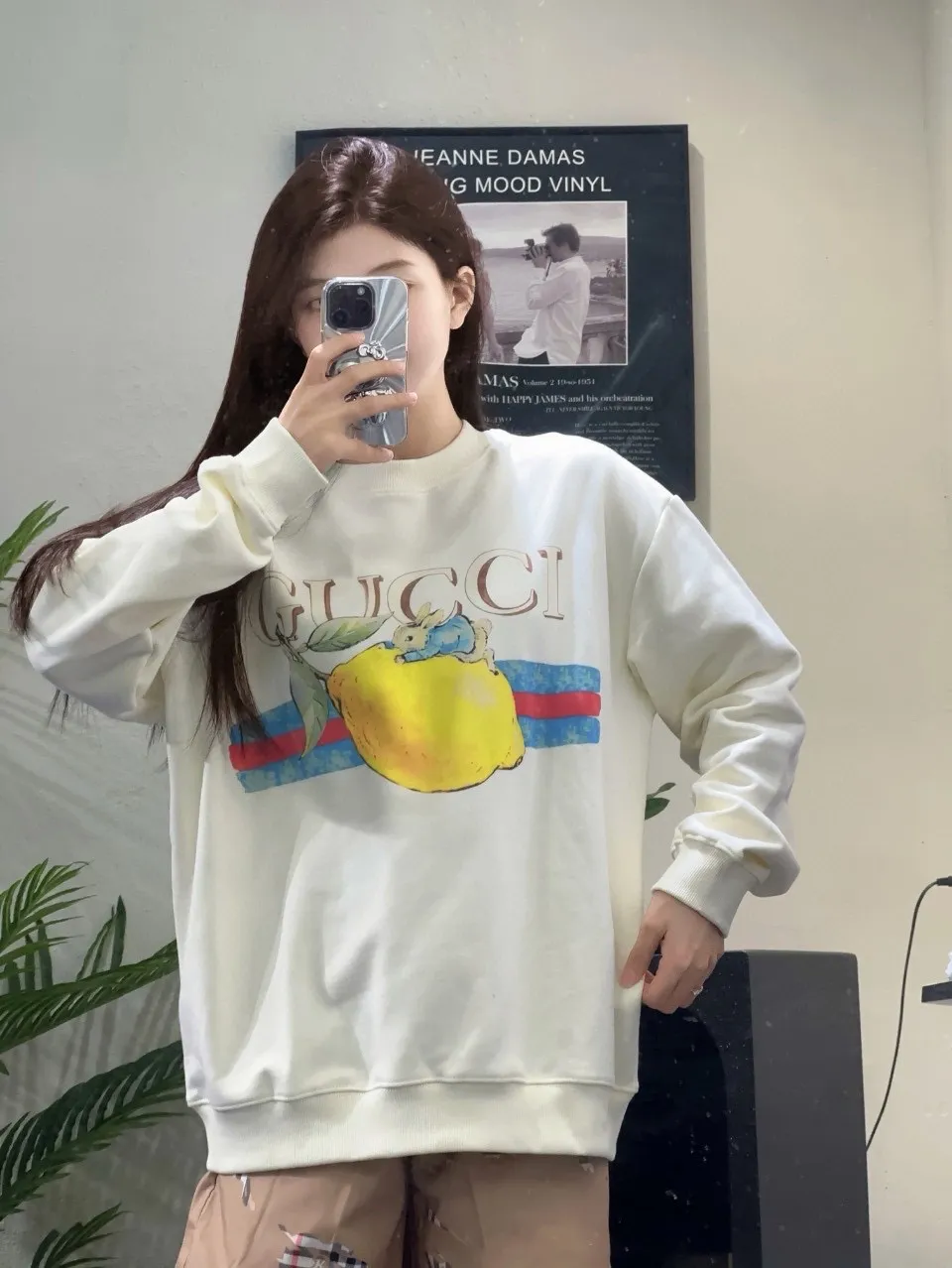 Gucci/Gucci 24Fw Fun Cartoon Series Printed Round Neck Sweatshirt
