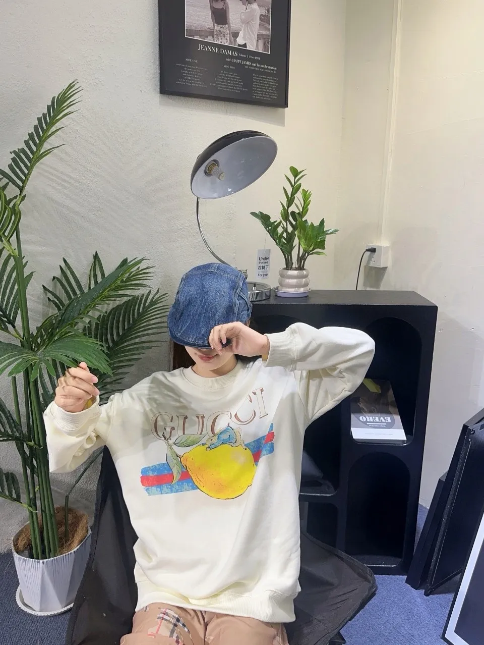 Gucci/Gucci 24Fw Fun Cartoon Series Printed Round Neck Sweatshirt