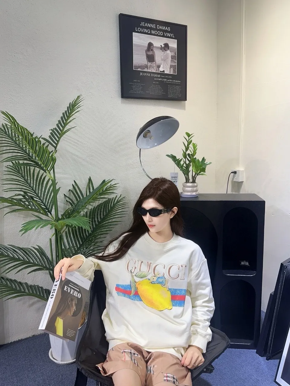Gucci/Gucci 24Fw Fun Cartoon Series Printed Round Neck Sweatshirt