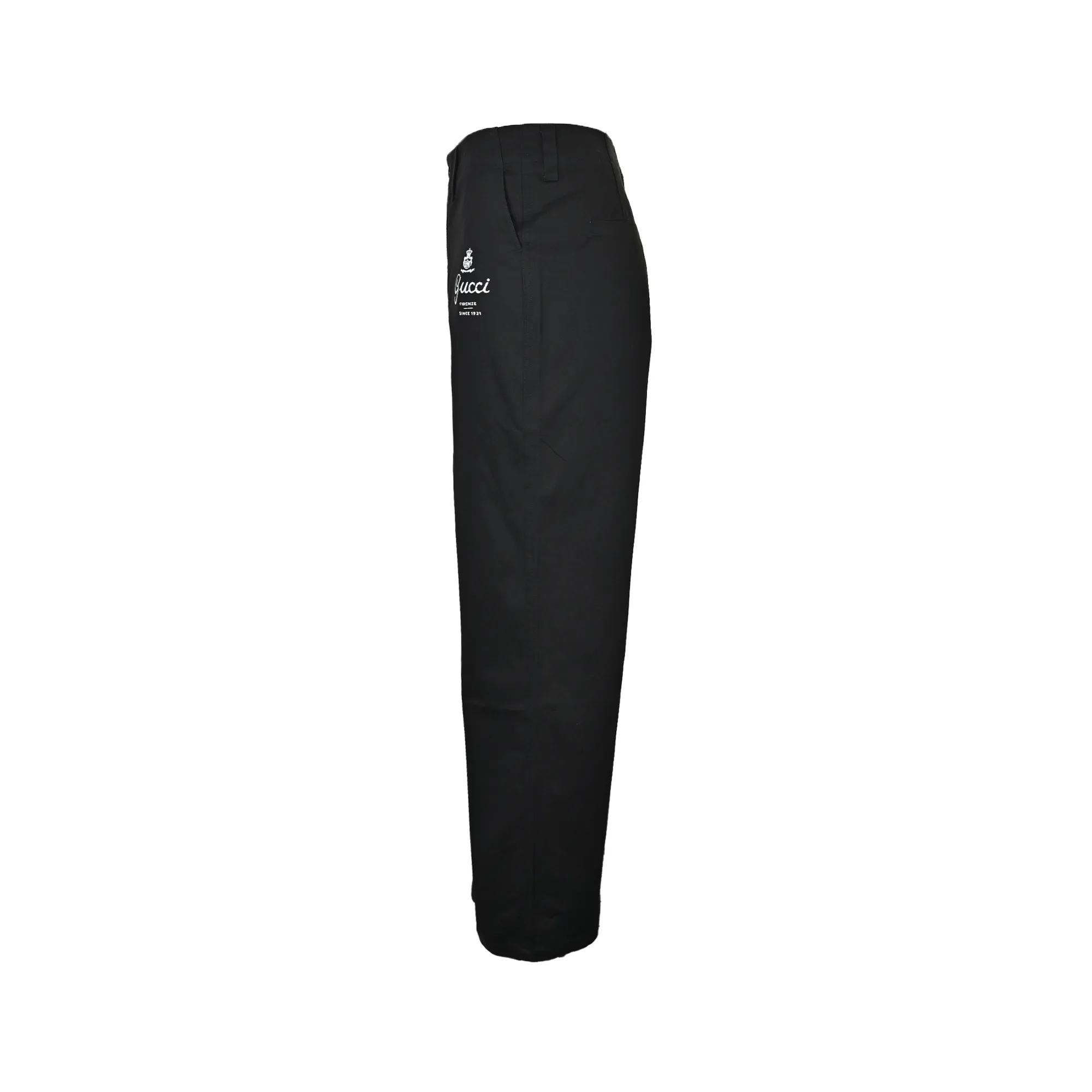 Gucci/Gucci pocket distressed printed logo trousers