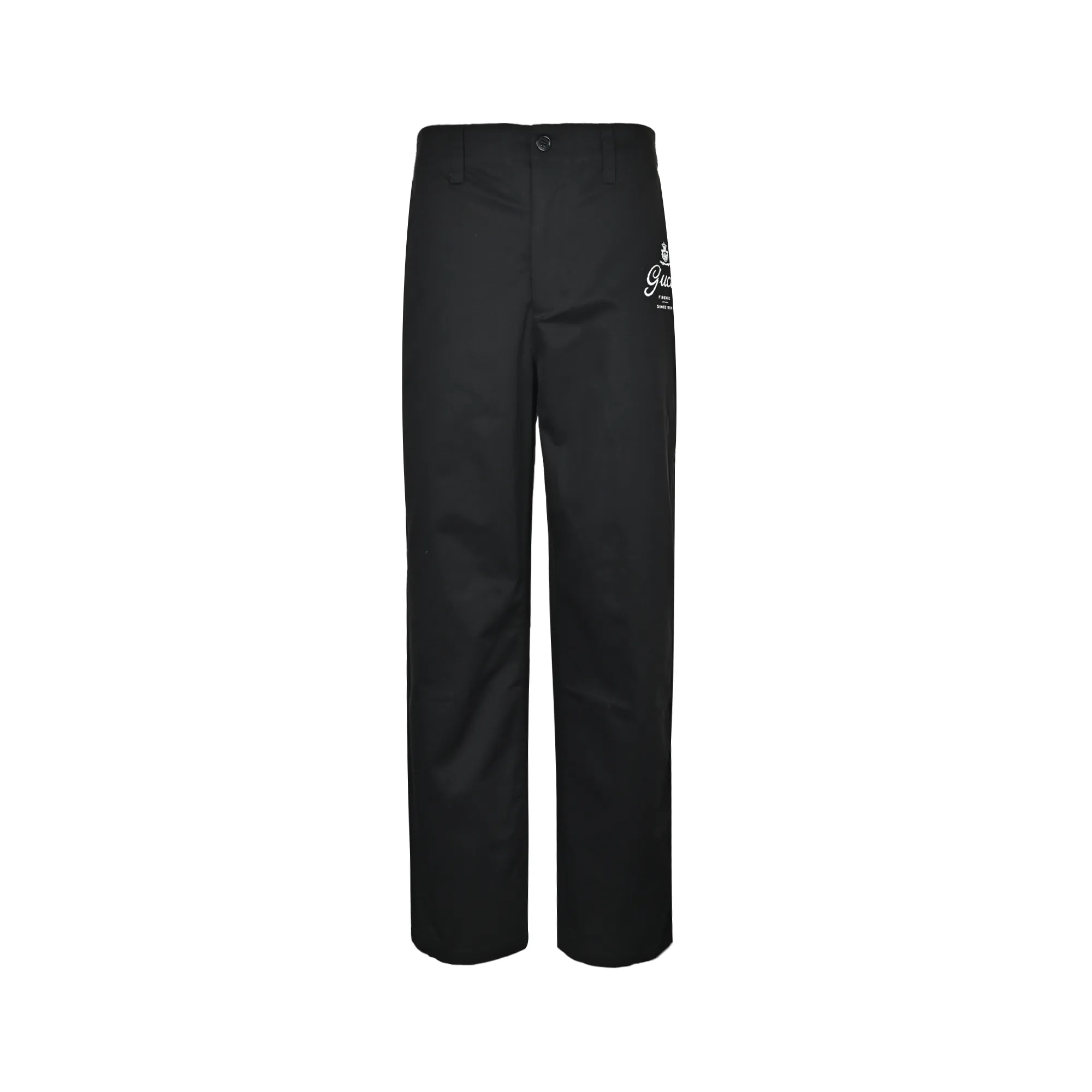 Gucci/Gucci pocket distressed printed logo trousers