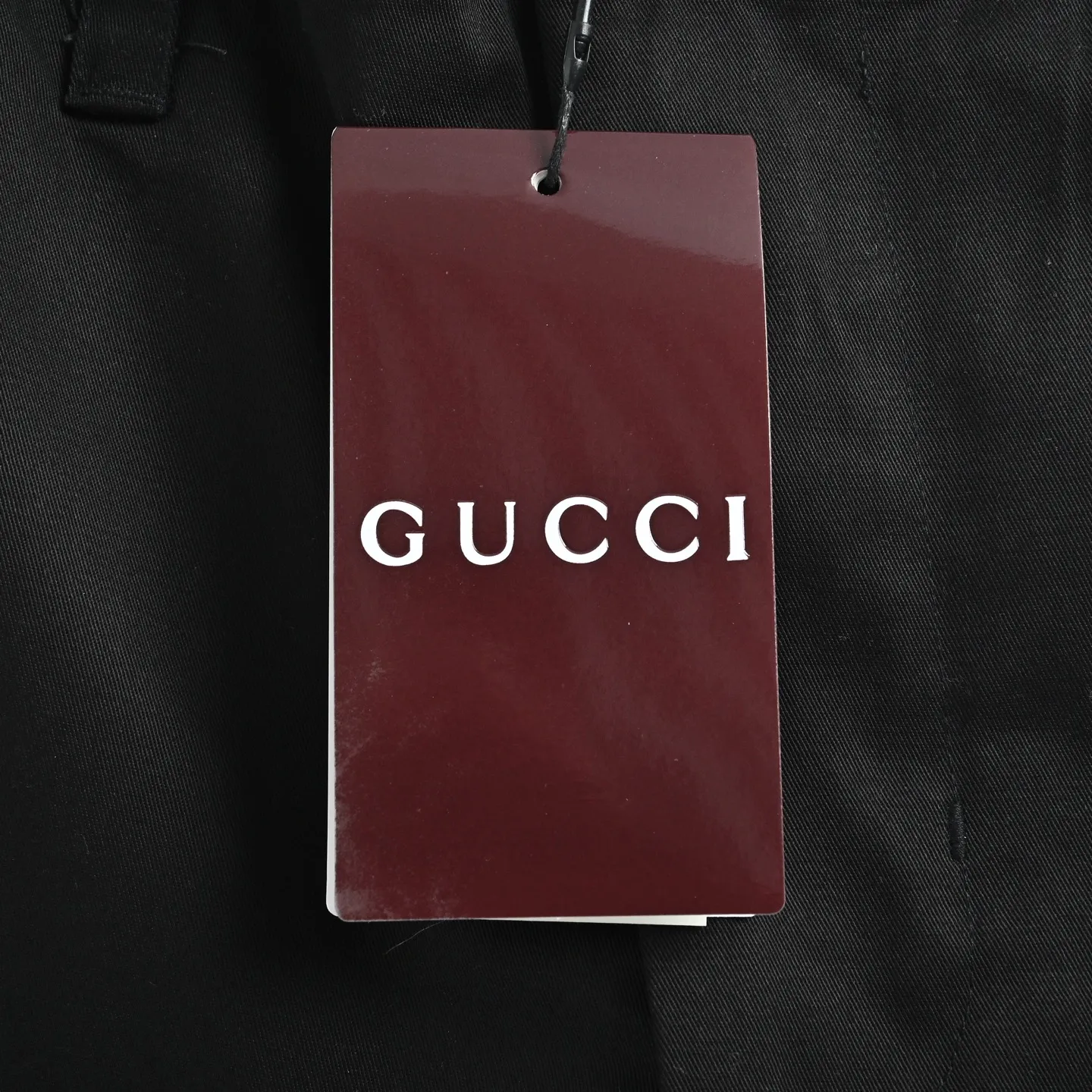 Gucci/Gucci pocket distressed printed logo trousers