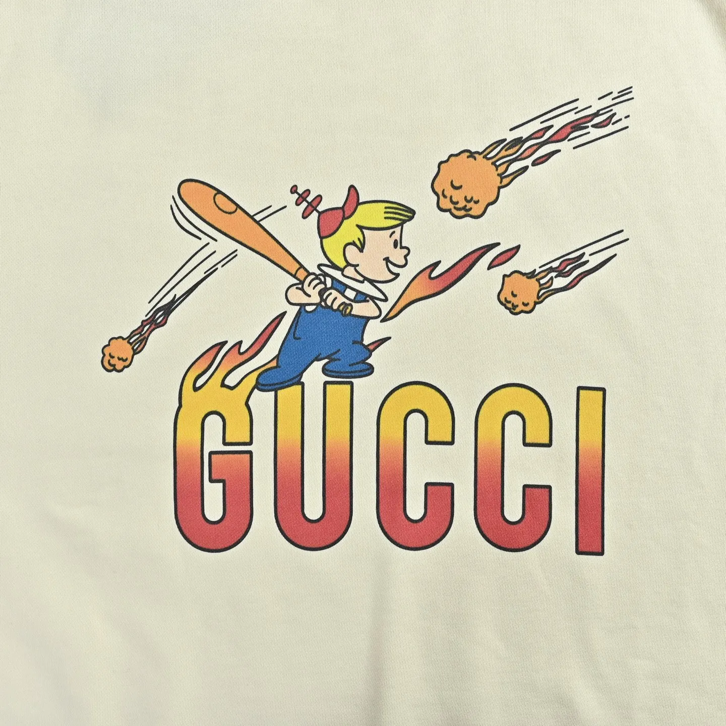 Gucci/Gucci Fun Cartoon Series Printed Round Neck Sweatshirt
