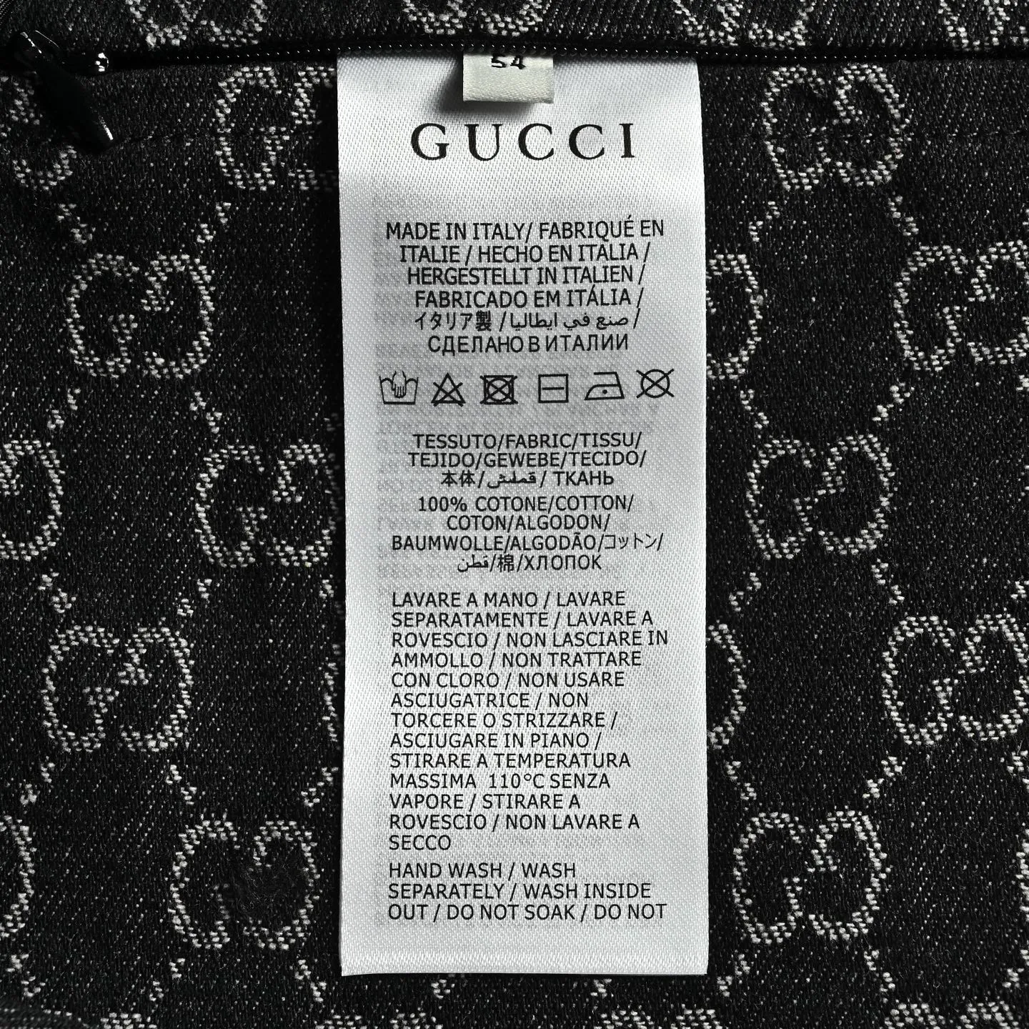 Gucci/Gucci Retro jacquard contrast pocket long-sleeved shirt jacket