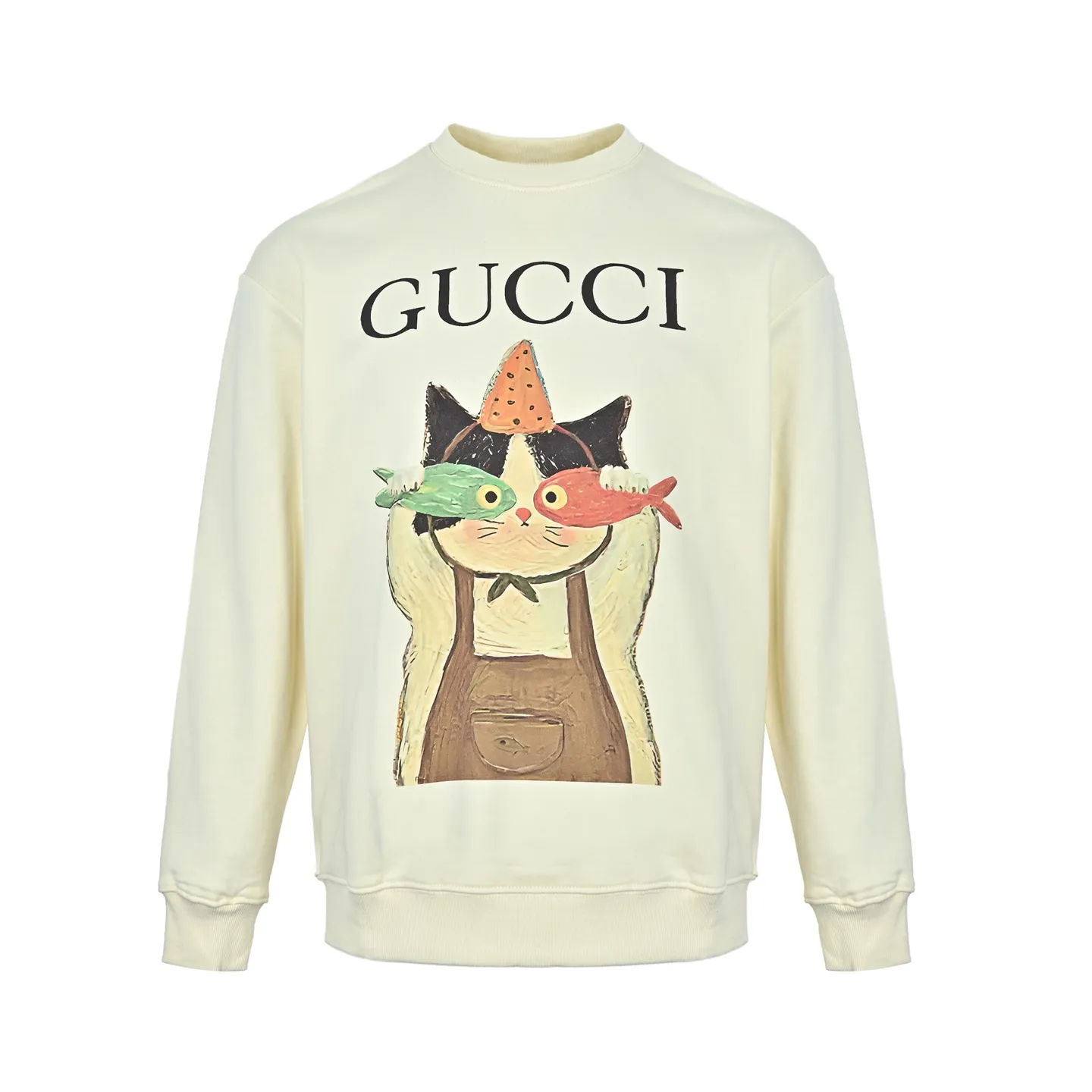 Gucci/Gucci Fun Cartoon Series Round Neck Sweatshirt