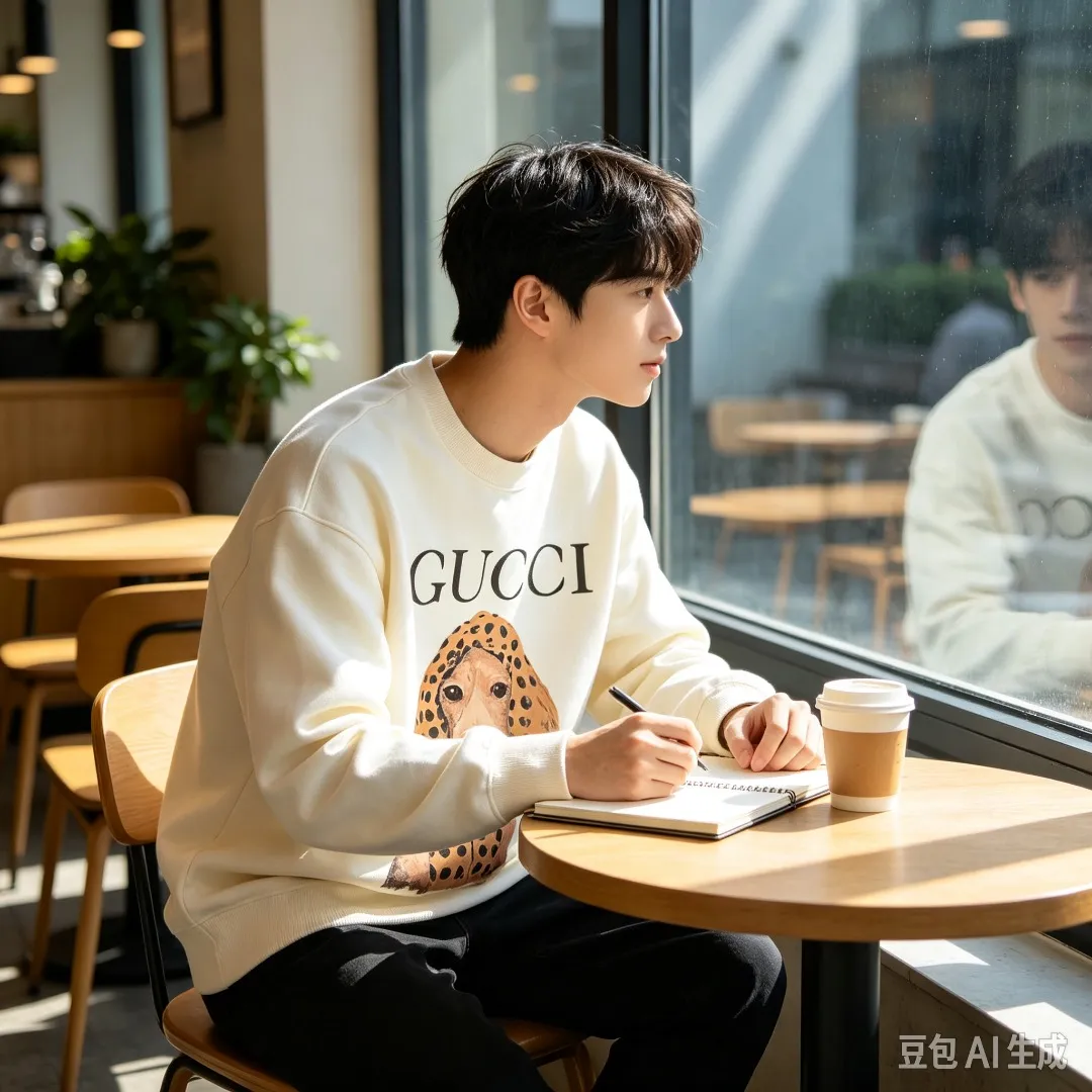 Gucci/Gucci Fun Cartoon Series Round Neck Sweatshirt