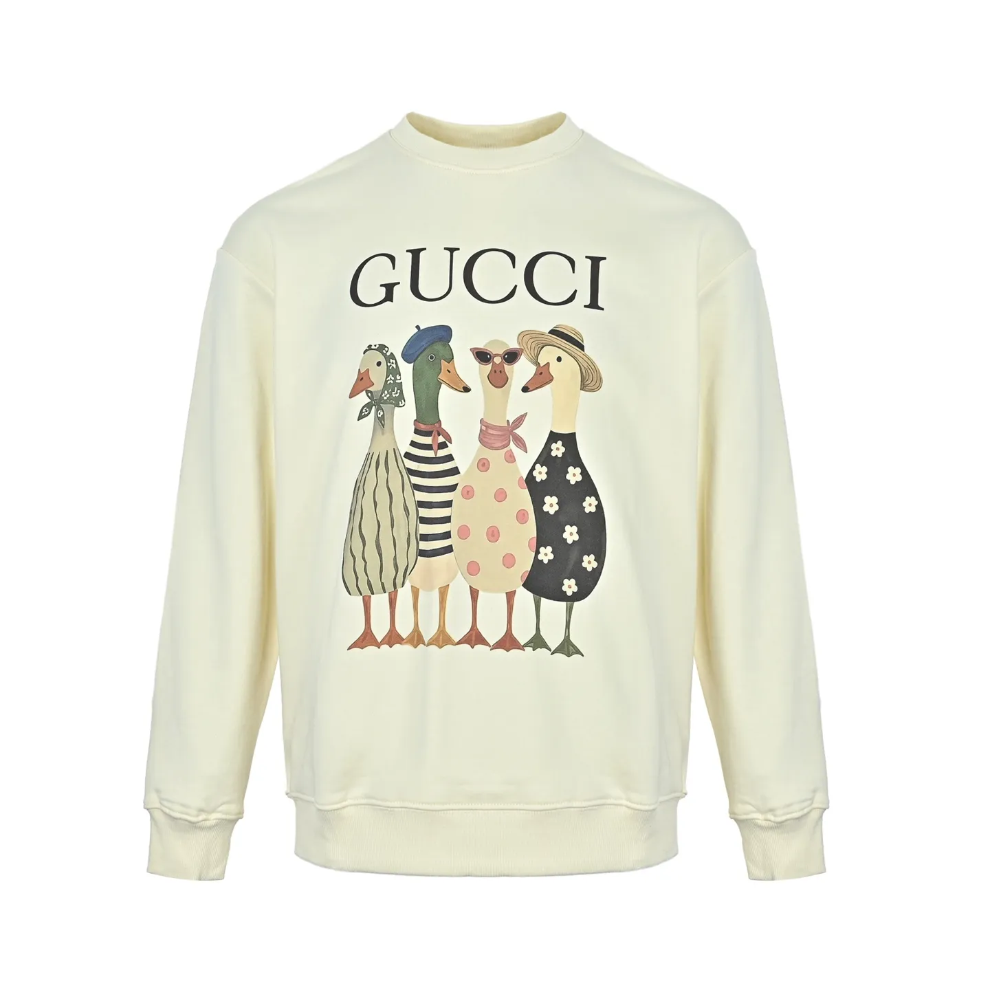 Gucci/Gucci Fun Cartoon Series Round Neck Sweatshirt