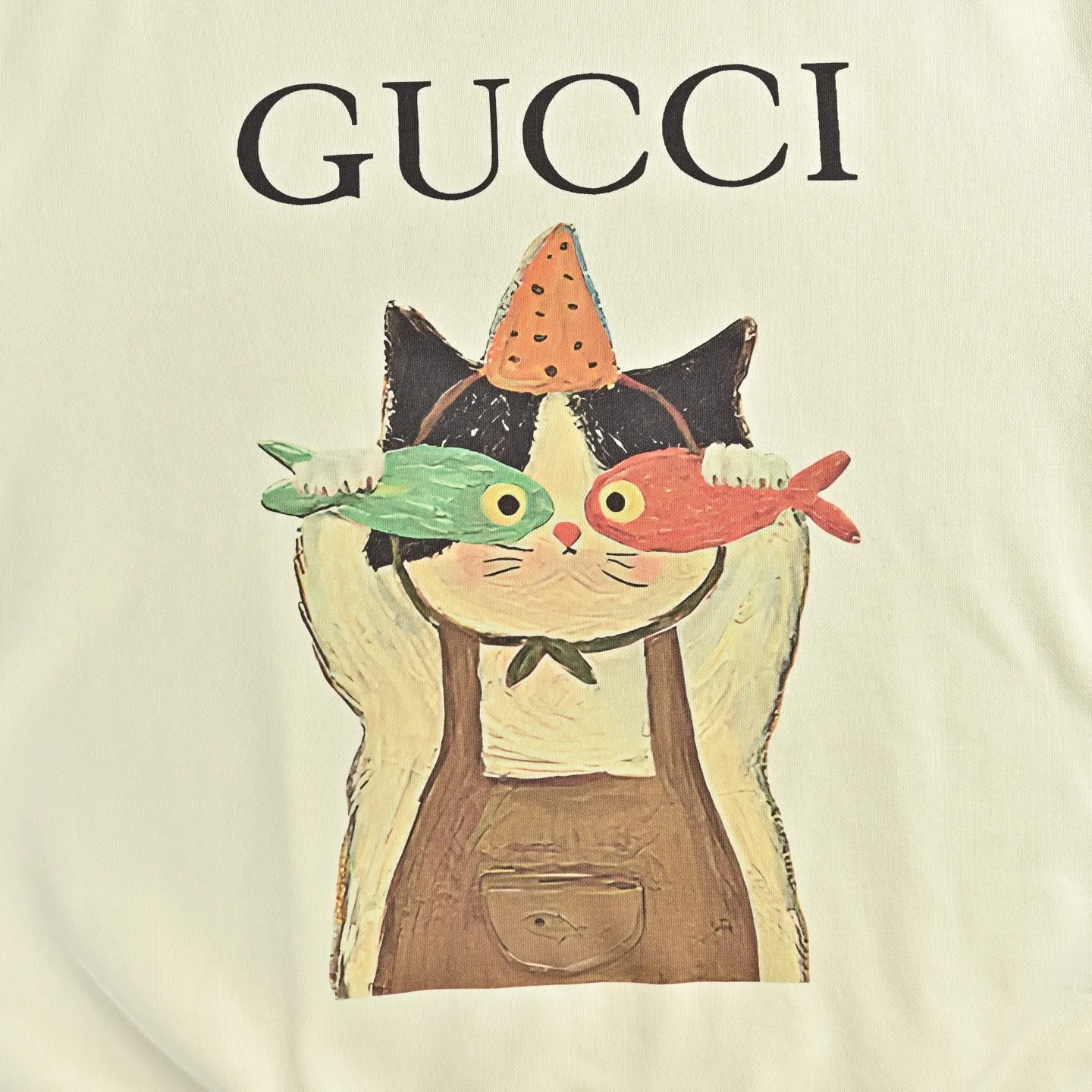 Gucci/Gucci Fun Cartoon Series Round Neck Sweatshirt