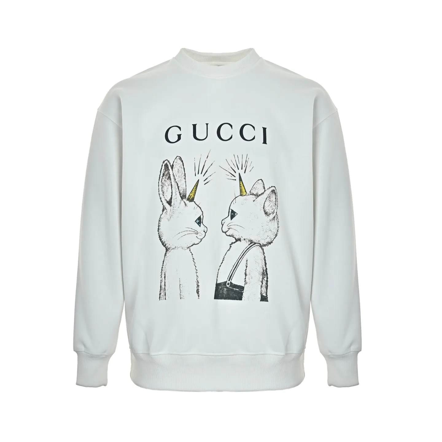 Gucci/Gucci Fun Cartoon Series Printed Round Neck Sweatshirt