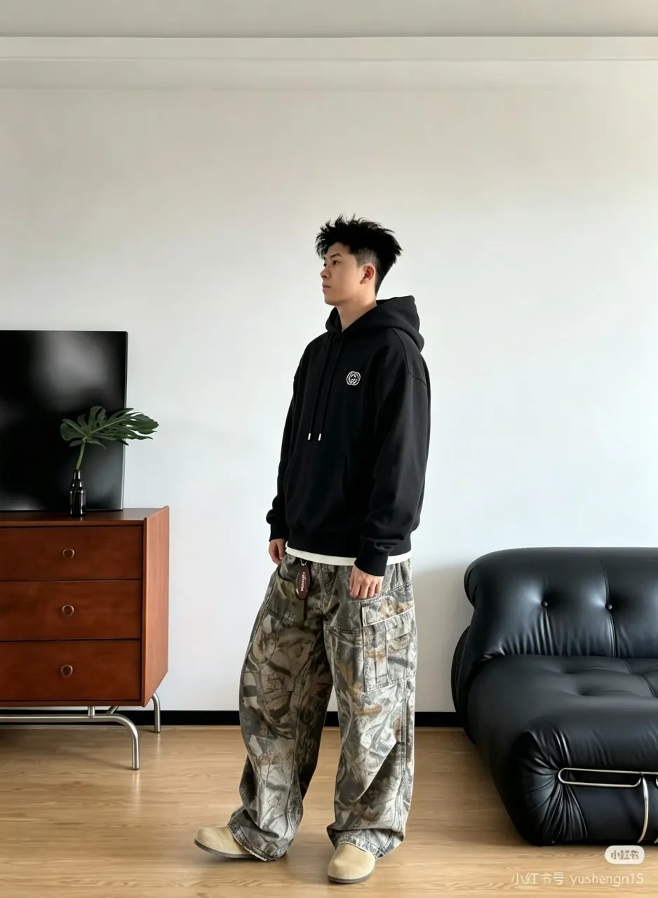Gucci/Gucci three-dimensional embroidered Double G hooded sweatshirt