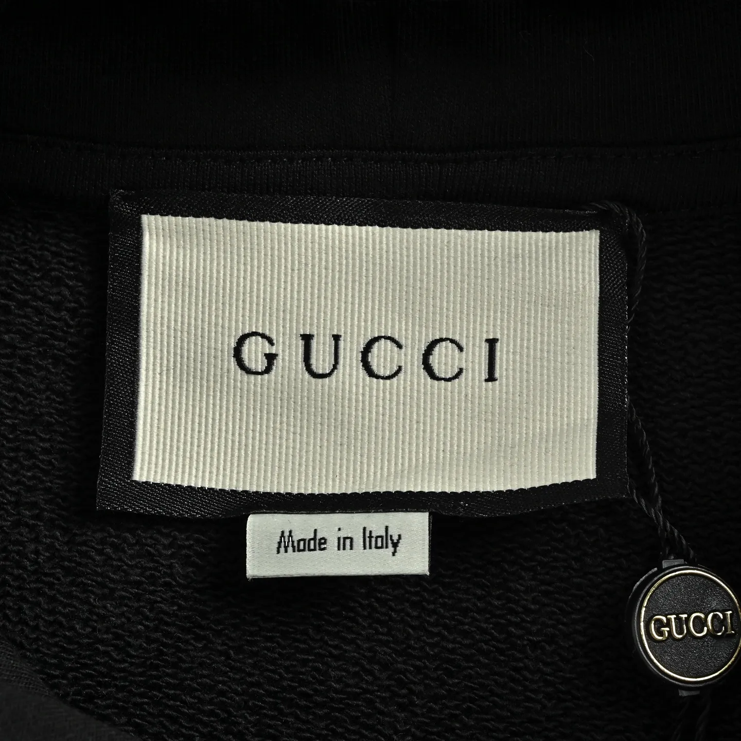 Gucci/Gucci three-dimensional embroidered Double G hooded sweatshirt