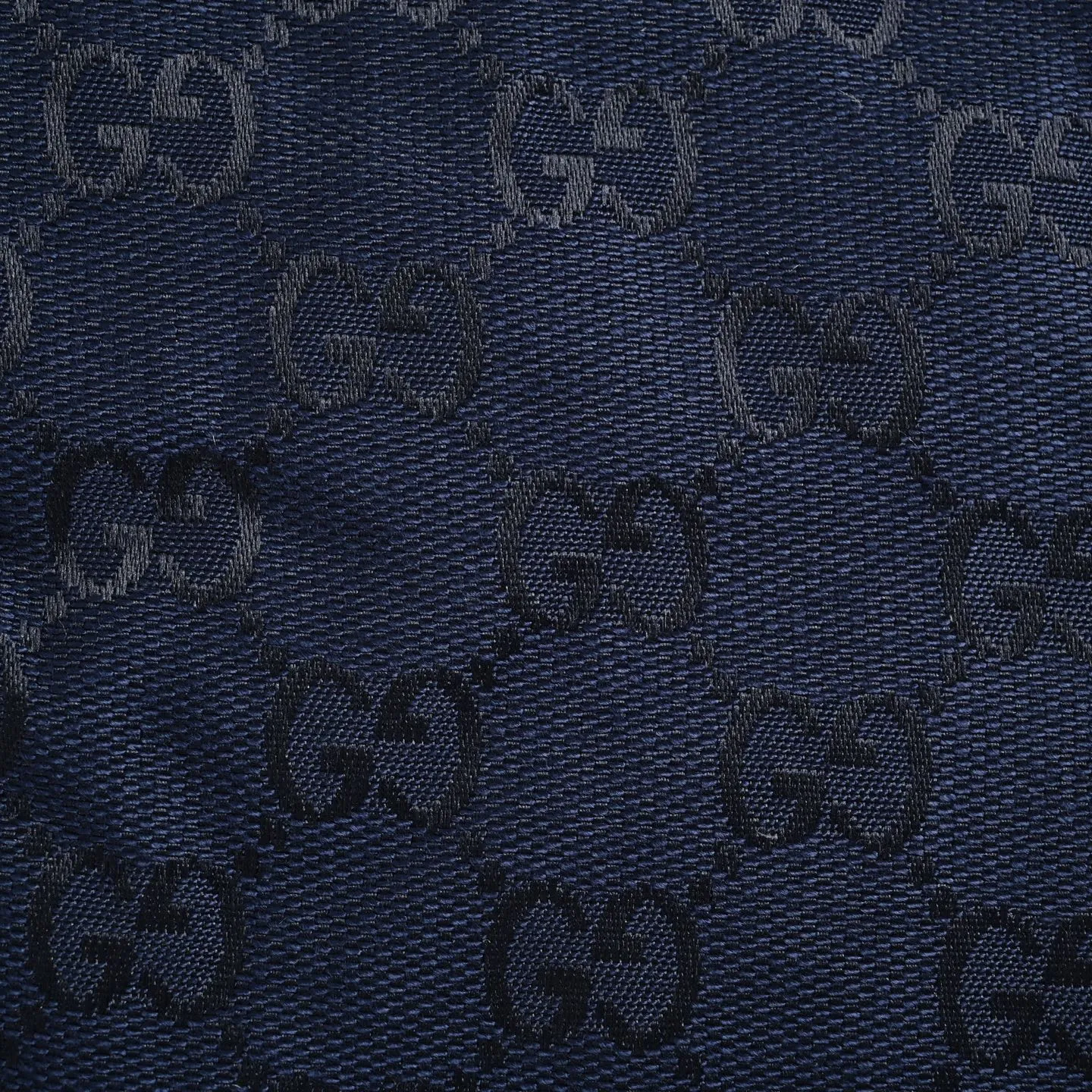 Gucci/Gucci Navy Blue all-over printed jacquard down jacket