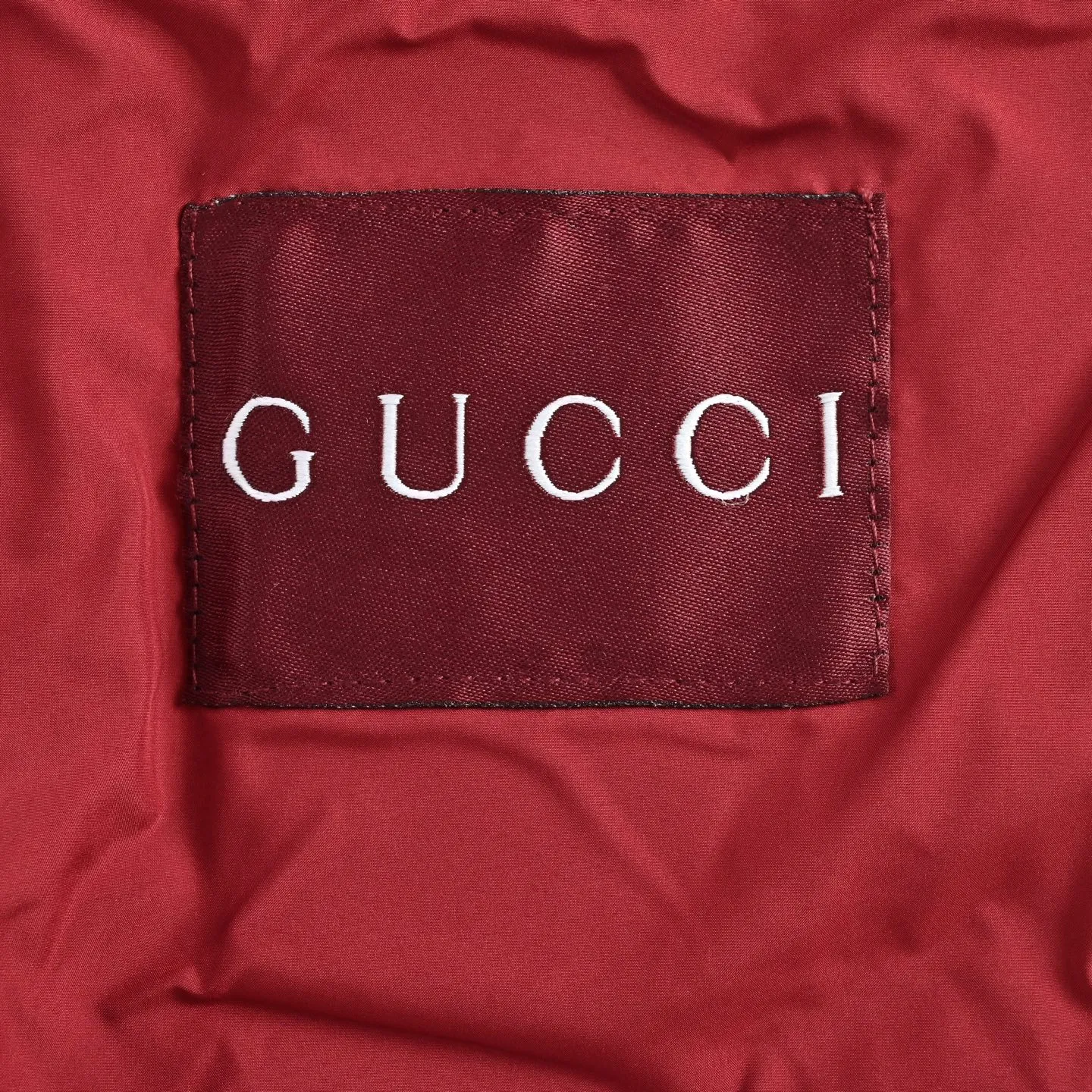 Gucci/Gucci Navy Blue all-over printed jacquard down jacket